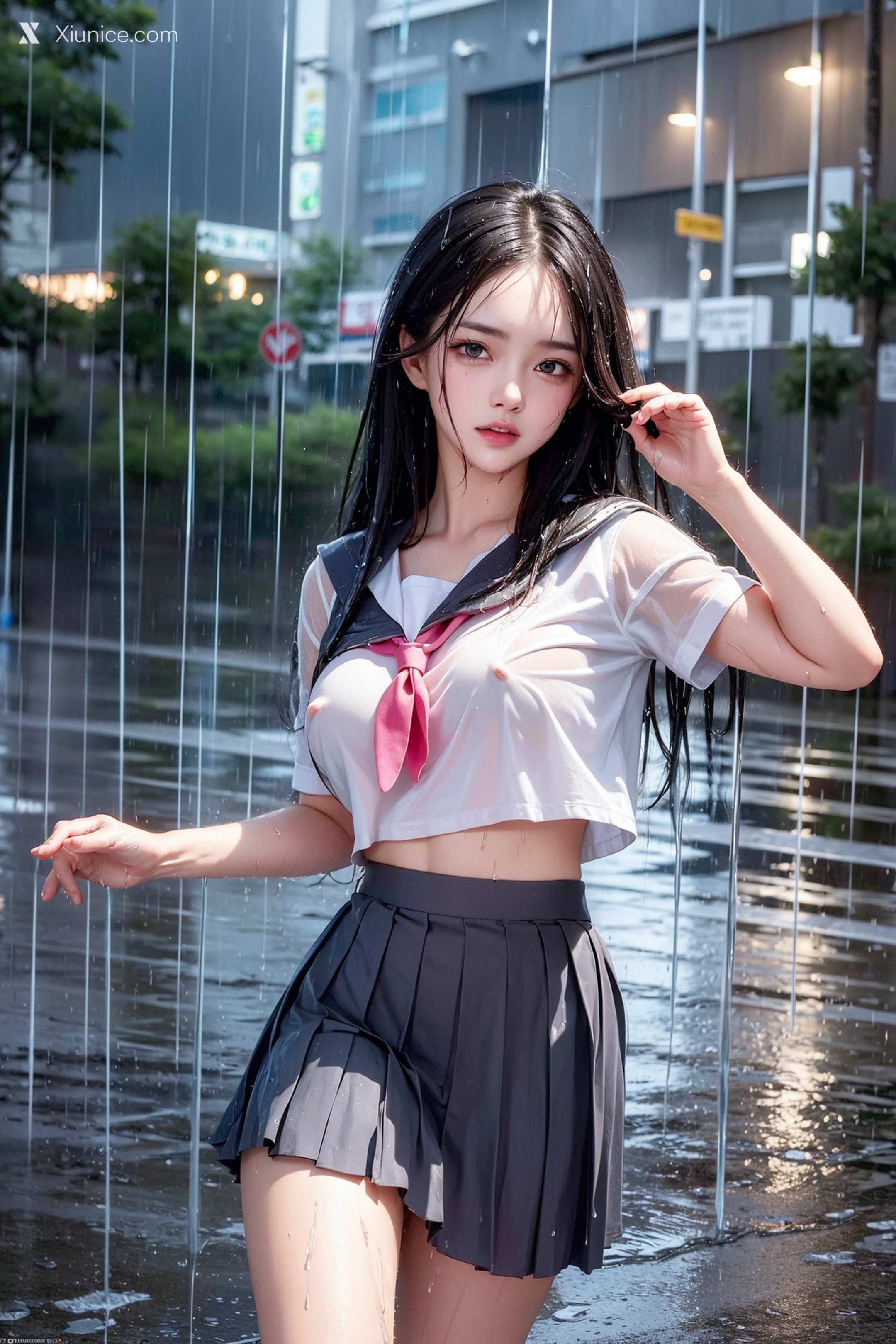 AI Girl – Pixiv.雨中少女 第21张