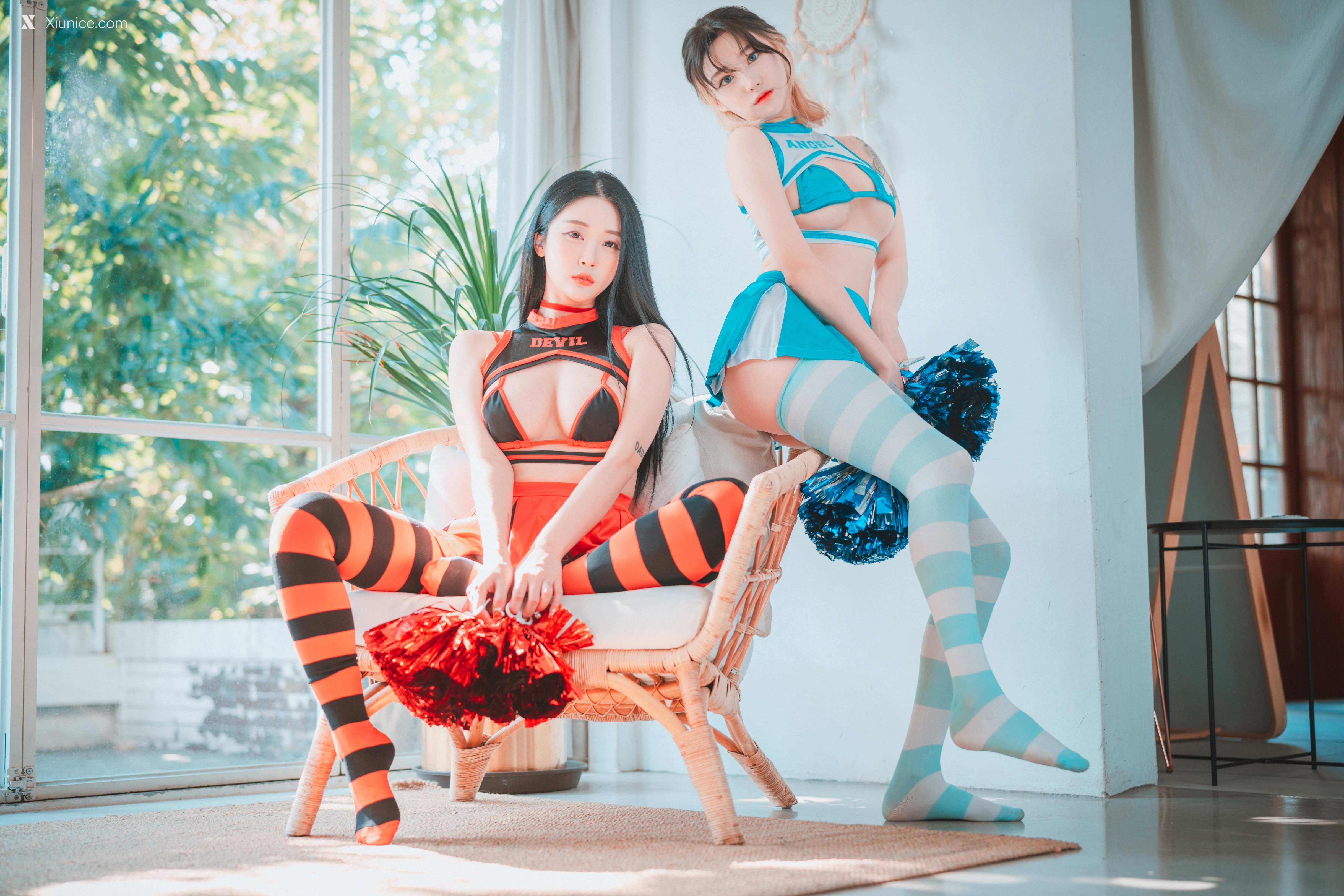 DJAWA Photo – Tae Ri (태리) & Bomi (보미) – “Devil 666 & Angel 777” 第8张