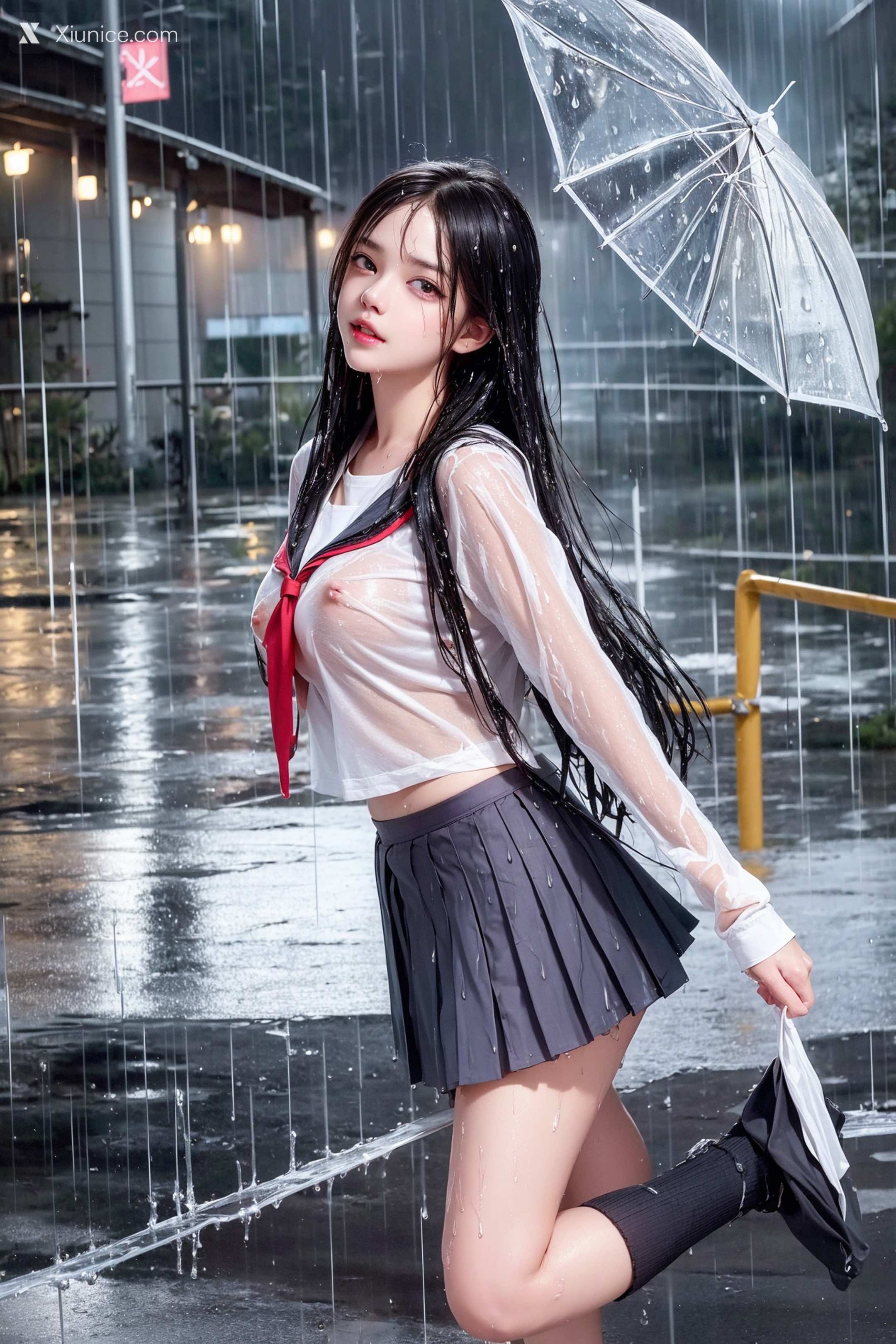 AI Girl – Pixiv.雨中少女 第38张