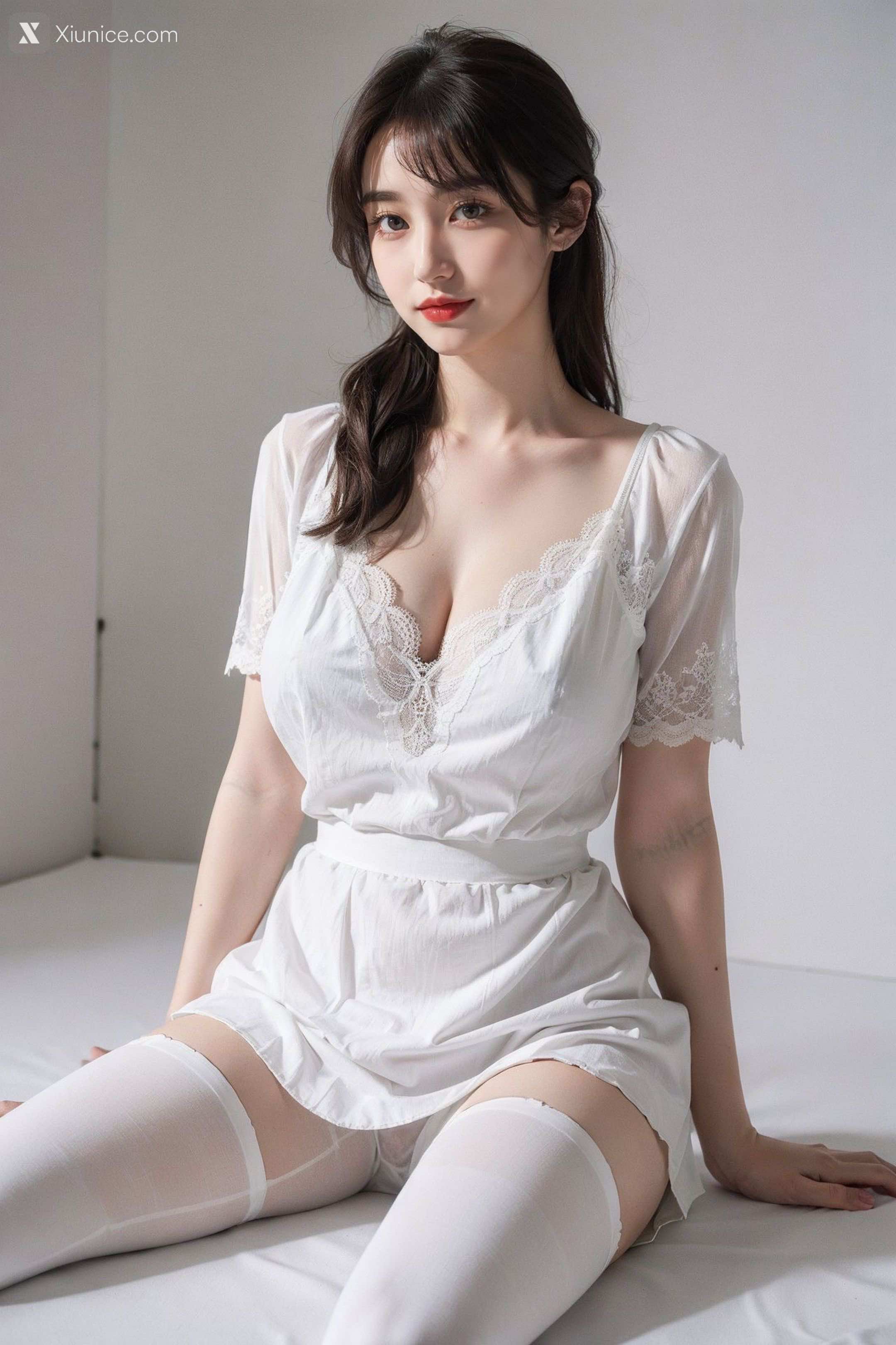 AI Girl – kaiysx作品 – White stockings 第16张