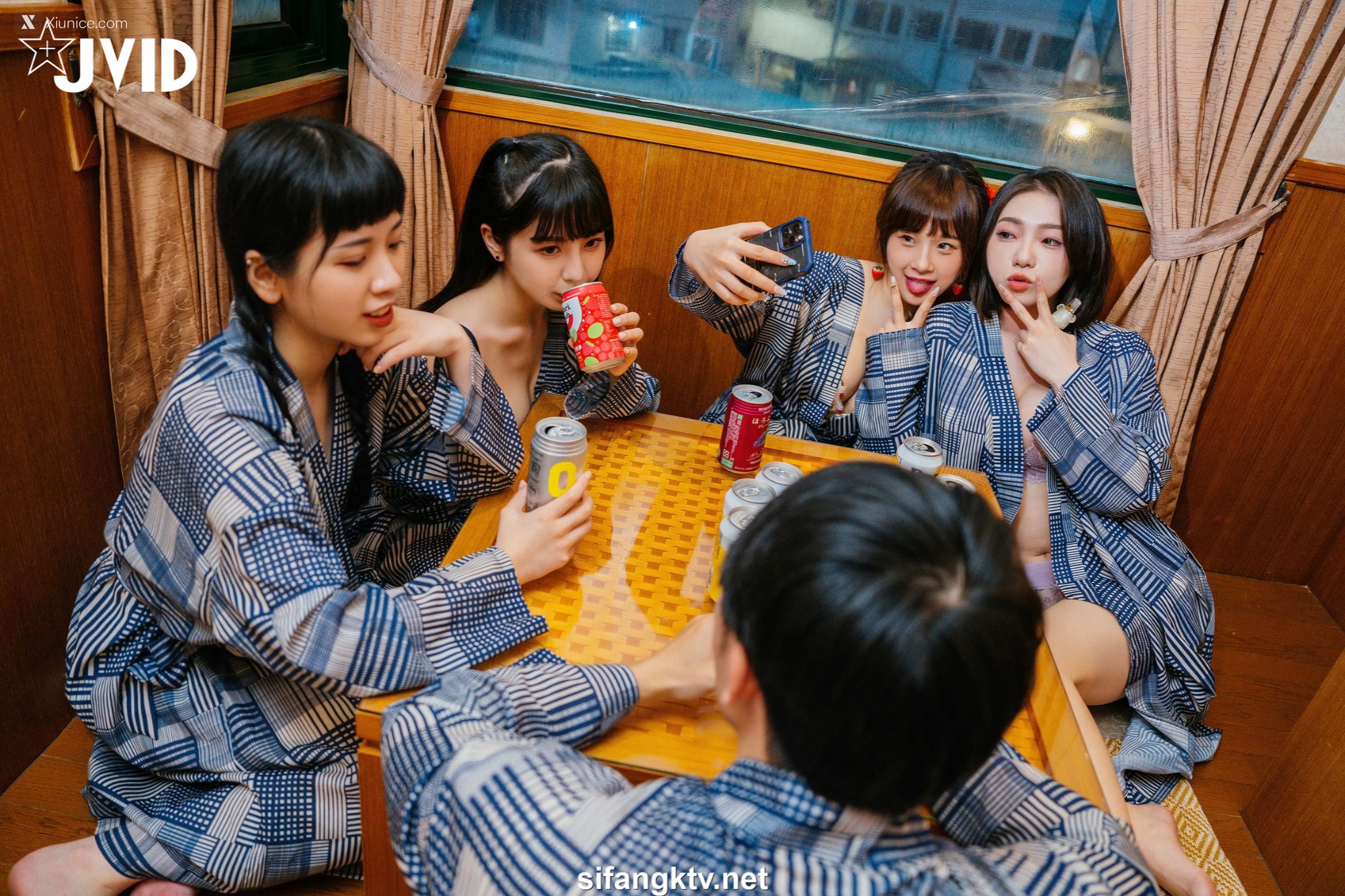 JVID – 婕咪 Juice & 雅捷 & 月台尼Tiny & 茶理 – 酒醉的瘋狂做愛快樂之夜 第33张