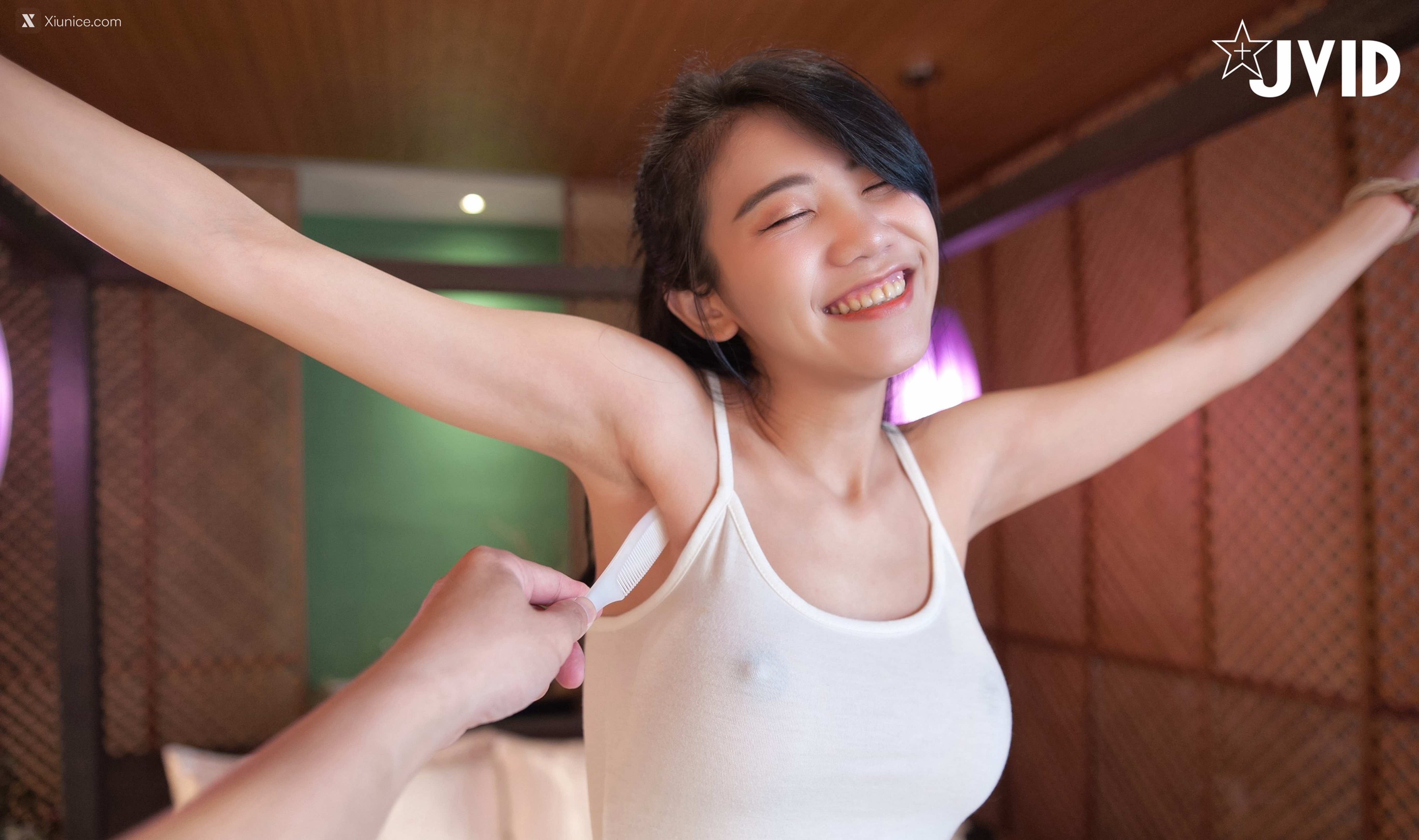 JVID – 伊芙蝶 – 金屬手銬の逃脫失敗!!! 全身緊縛+口球の口水收集 第15张