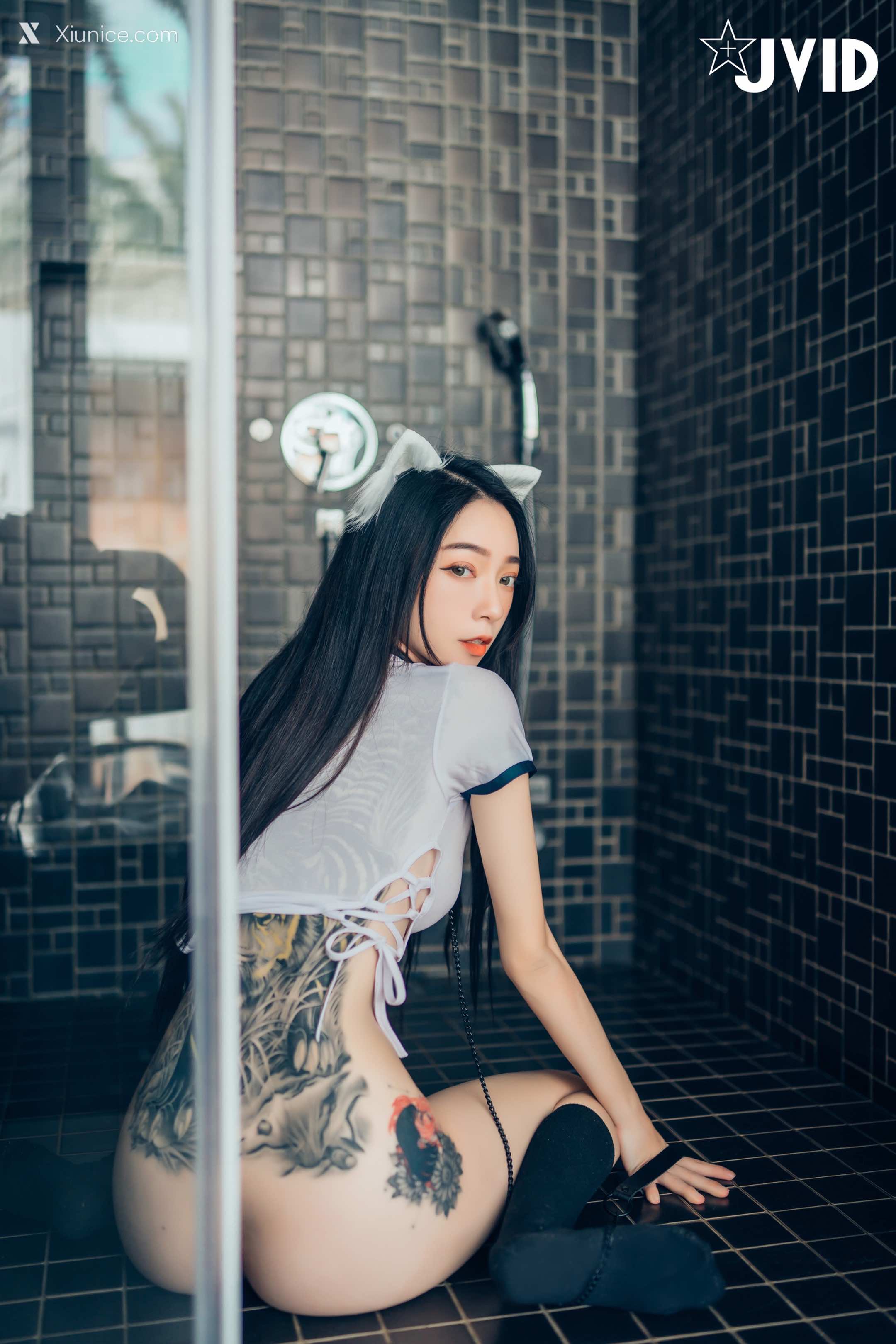 JVID – 飘飘 – 猫娘女友-全真空死库水女仆-足控-激凸透点 第71张