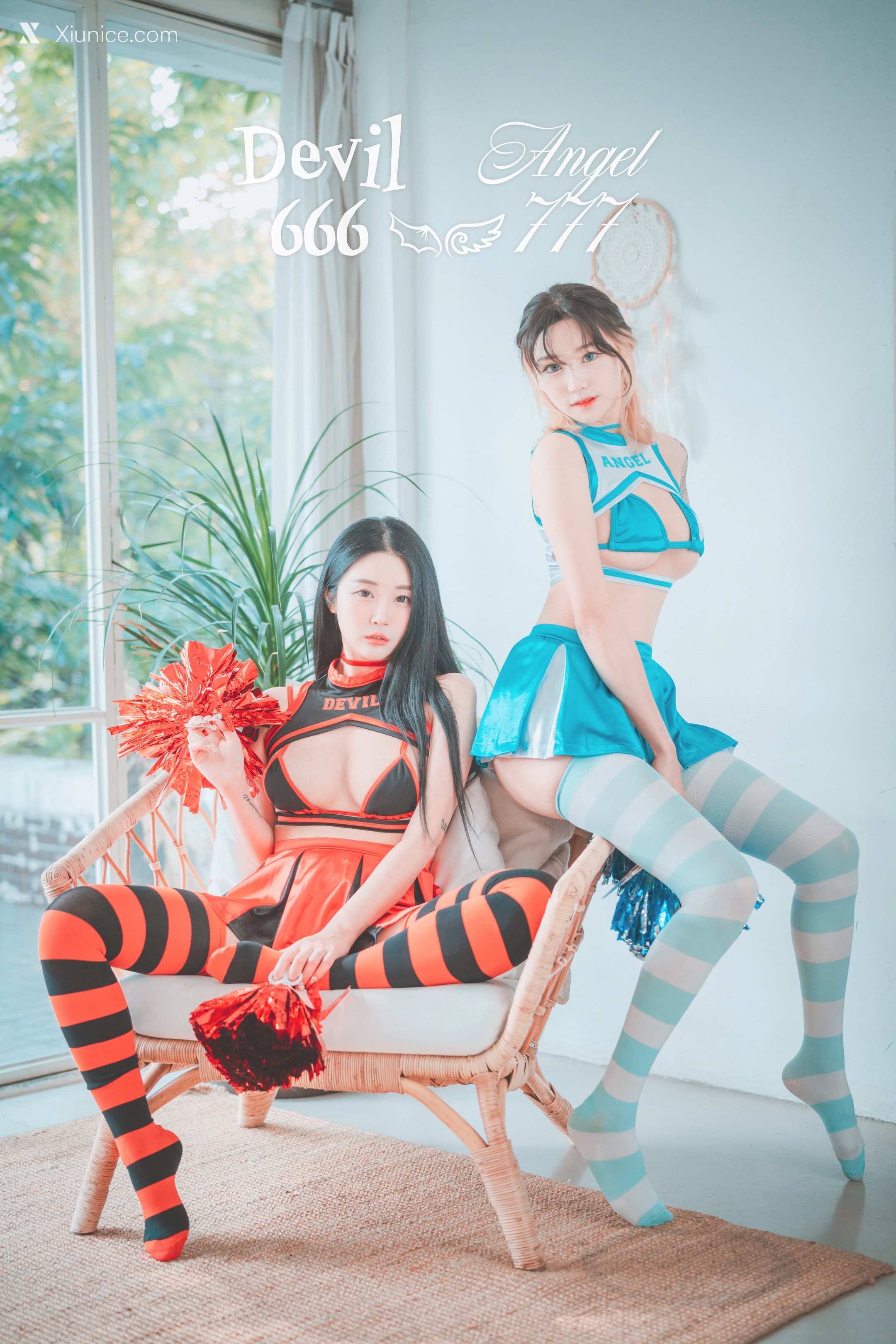 DJAWA Photo – Tae Ri (태리) & Bomi (보미) – “Devil 666 & Angel 777” 第1张