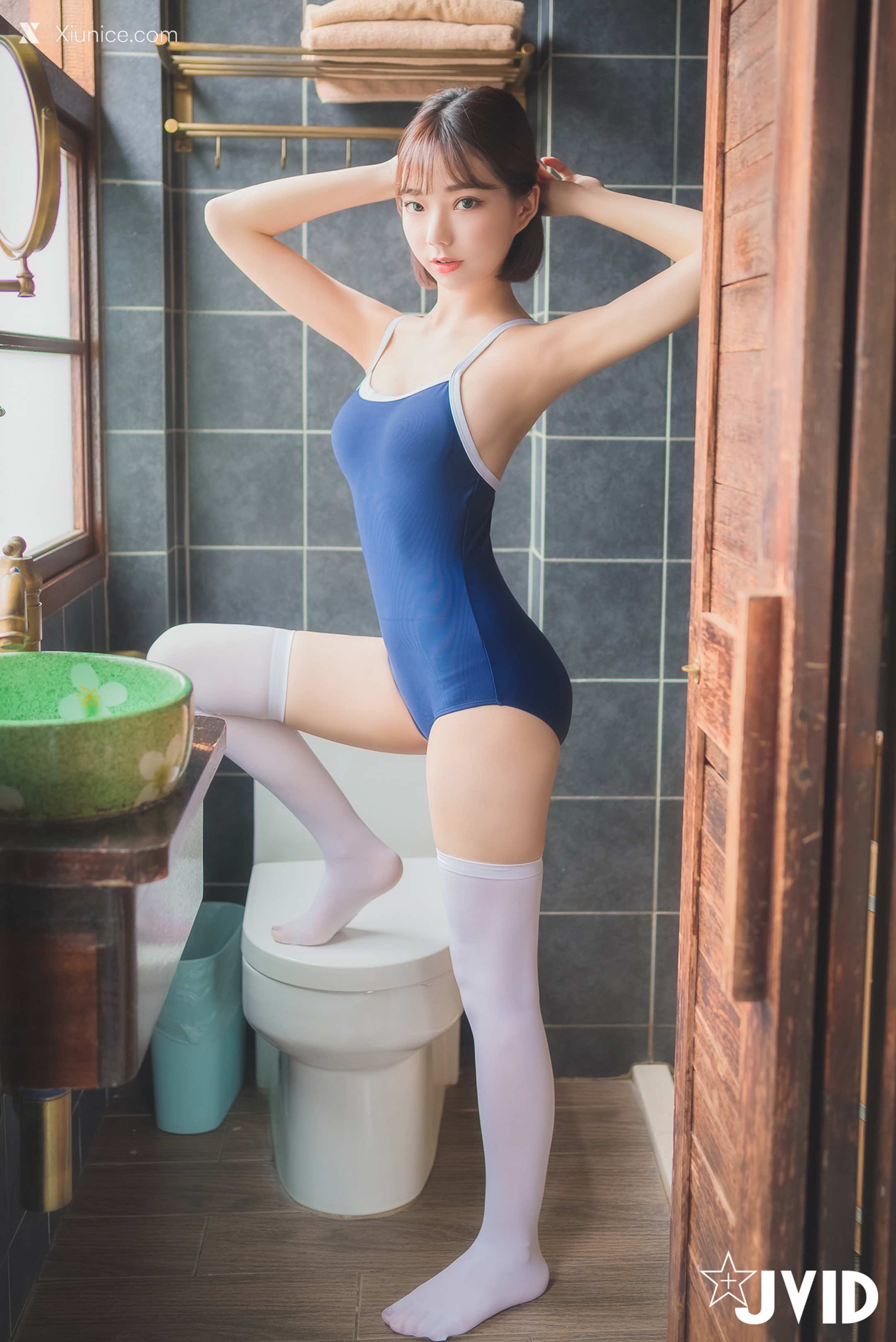 JVID – 啾啾 – 性感高校生啾啾～濕身死庫水！ 第6张