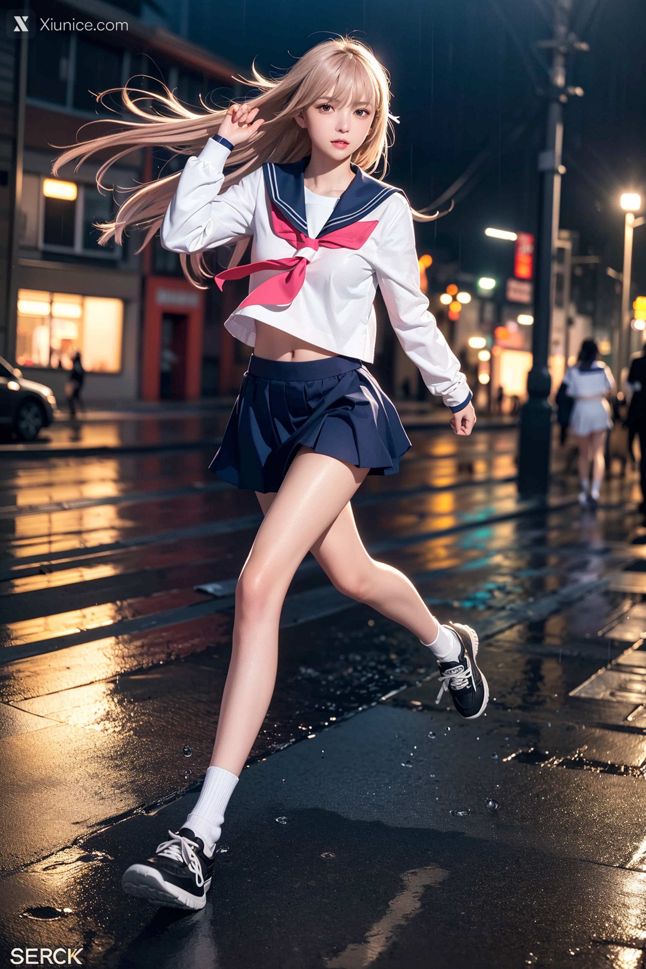 AI Girl – Pixiv.雨中少女 第5张