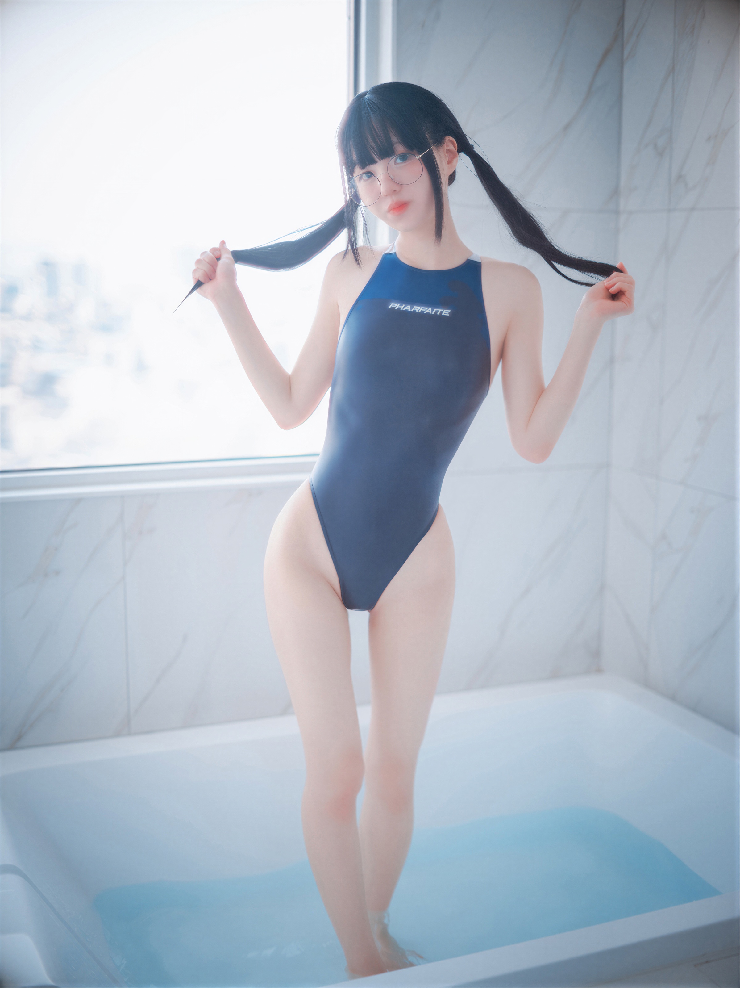 AI Refined DJAWA Photo – Jeong Jenny 정제니 – Swimming Lessons Otaku Girl 第32张