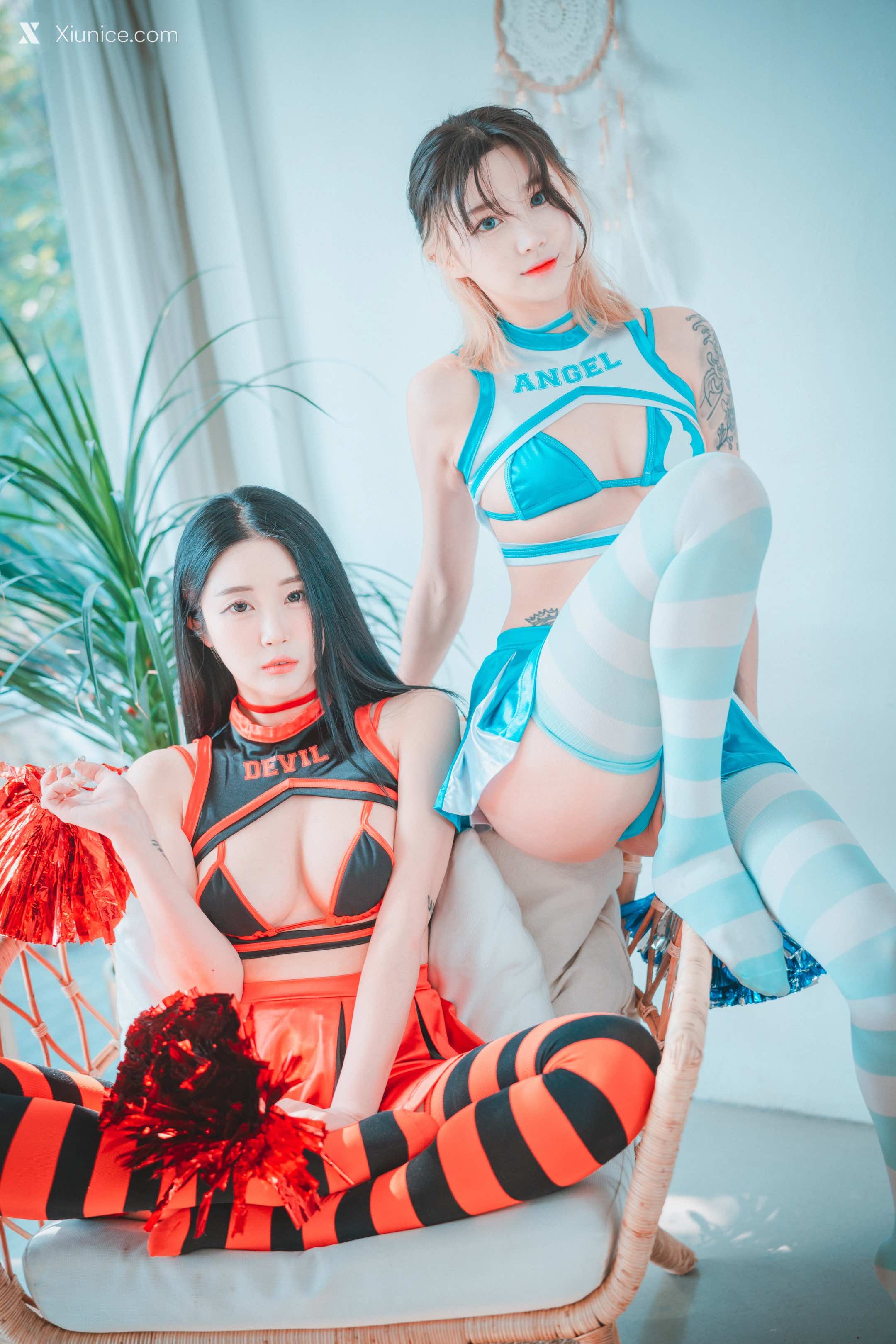 DJAWA Photo – Tae Ri (태리) & Bomi (보미) – “Devil 666 & Angel 777” 第10张