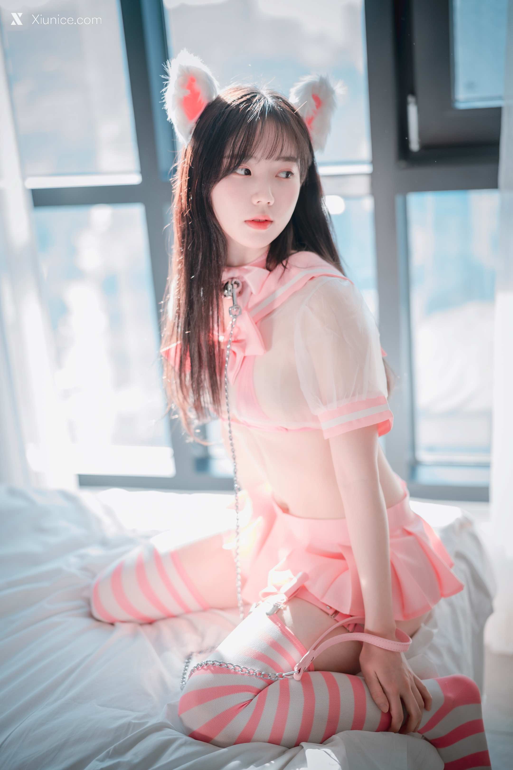 DJAWA Photo – Myu_a_ (뮤아) – Catgirl in Pink 第5张