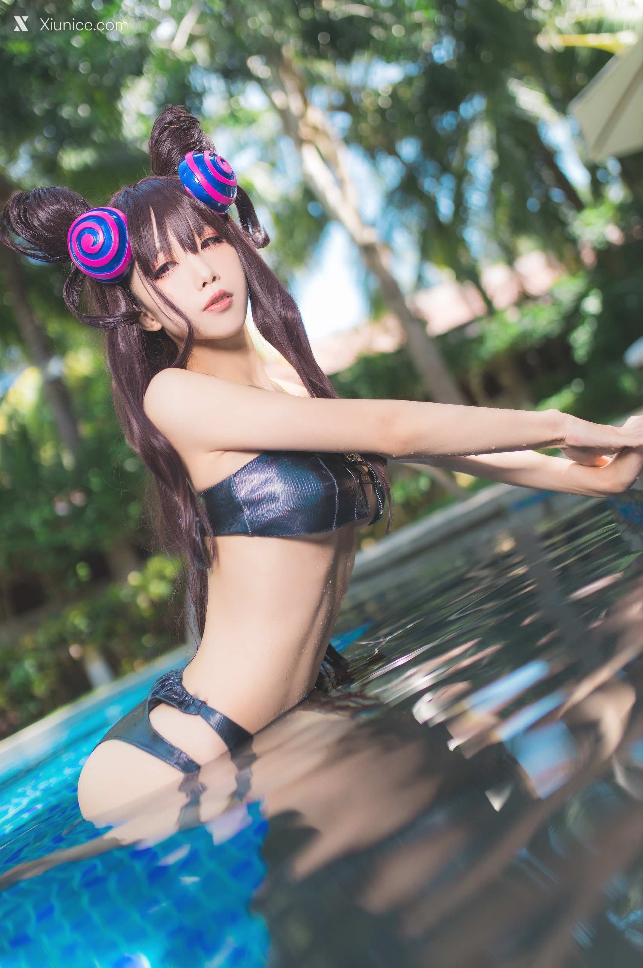 Coser@水淼Aqua – Vol.051 紫式部水着Ver 第9张
