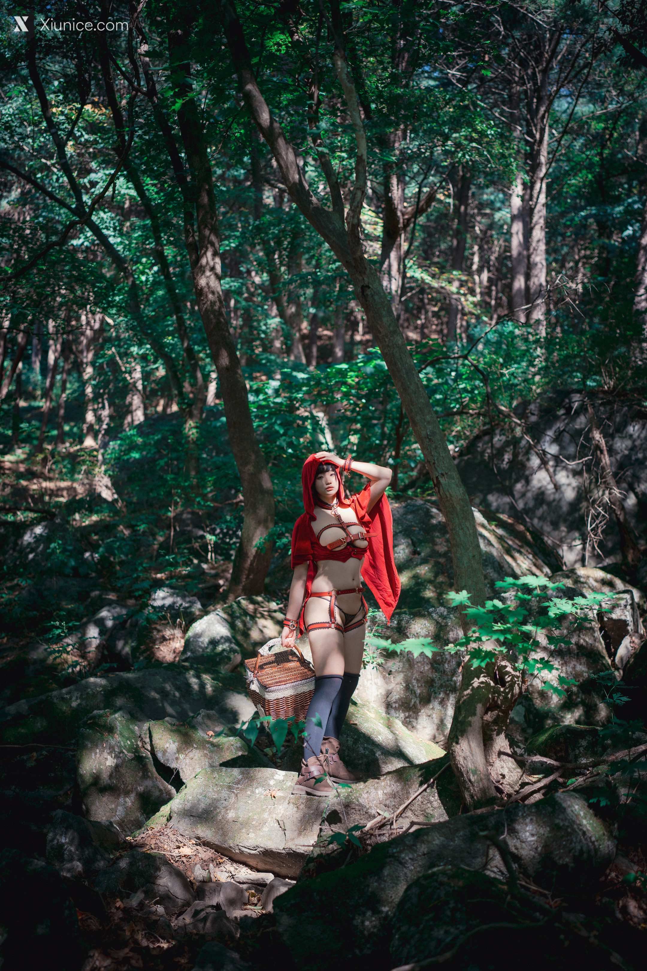DJAWA Photo – Mimmi (밈미) – Naughty Red Hiring Hood 第36张