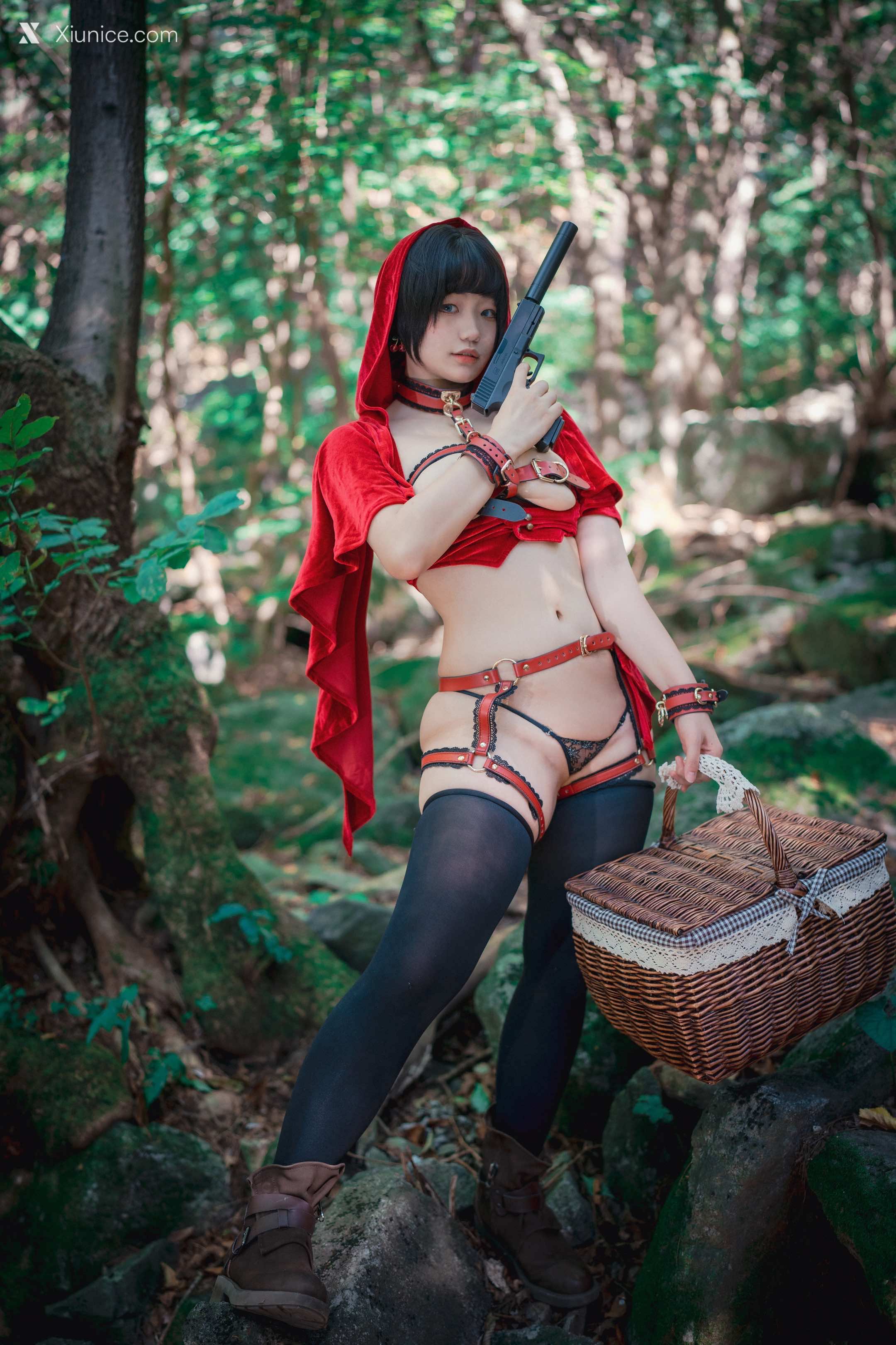 DJAWA Photo – Mimmi (밈미) – Naughty Red Hiring Hood 第25张