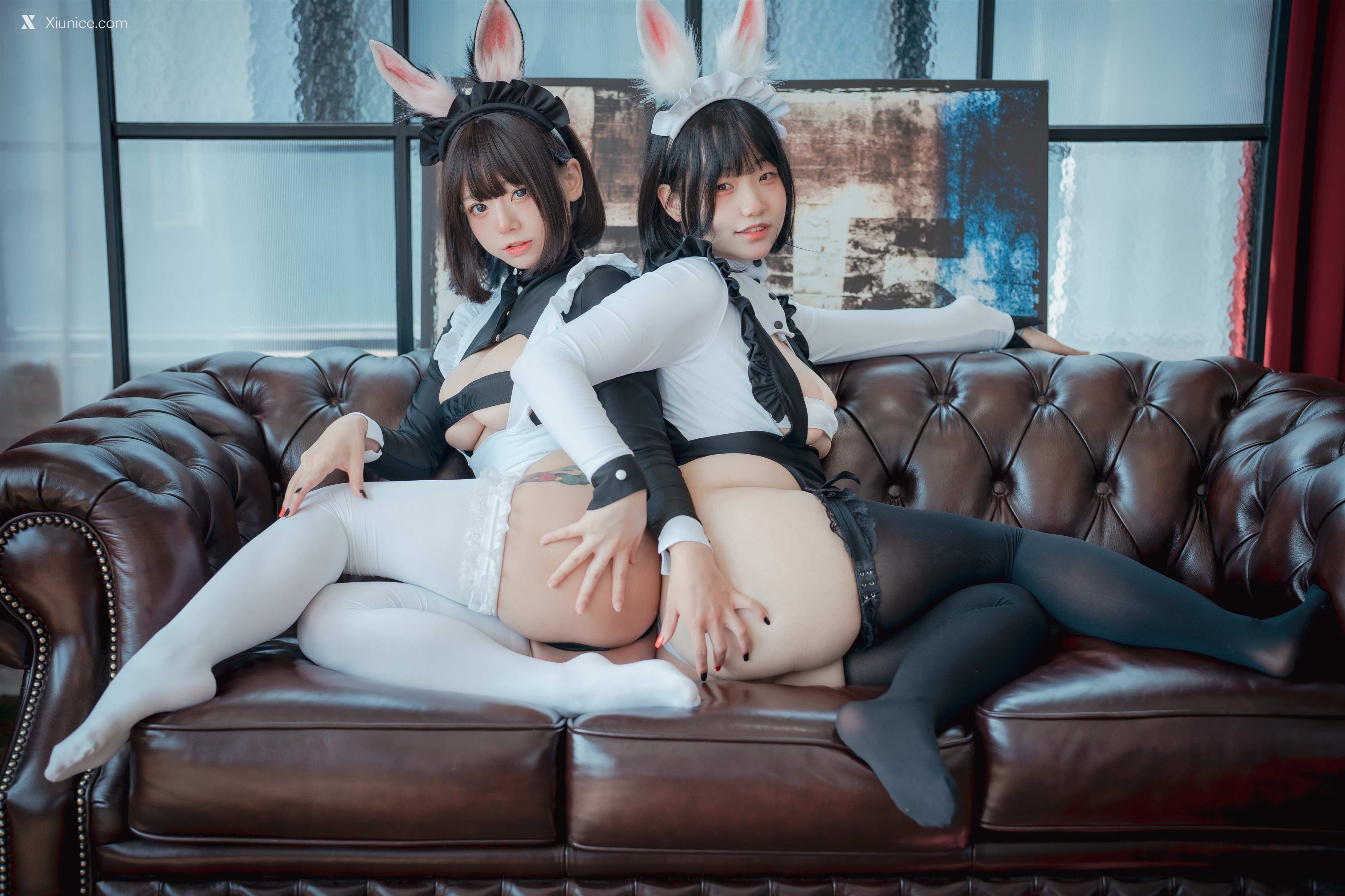 DJAWA Photo – Maruemon (마루에몽) & Mimmi (밈미) – Maid Mansion W² 第5张