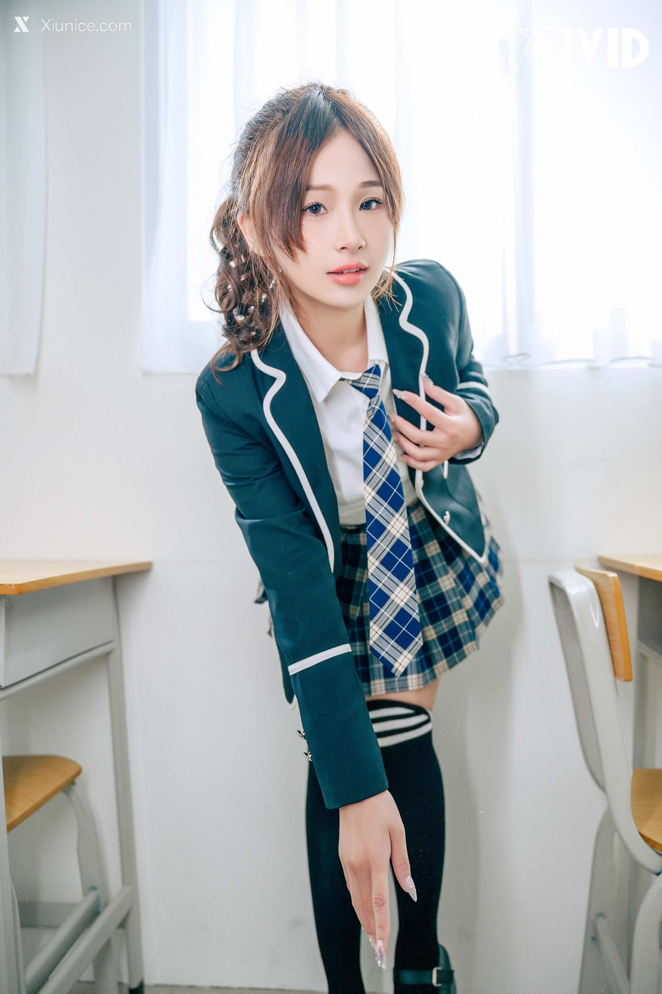 JVID – 婕咪 Juice – 下课后在教室色色被老师发现 第69张