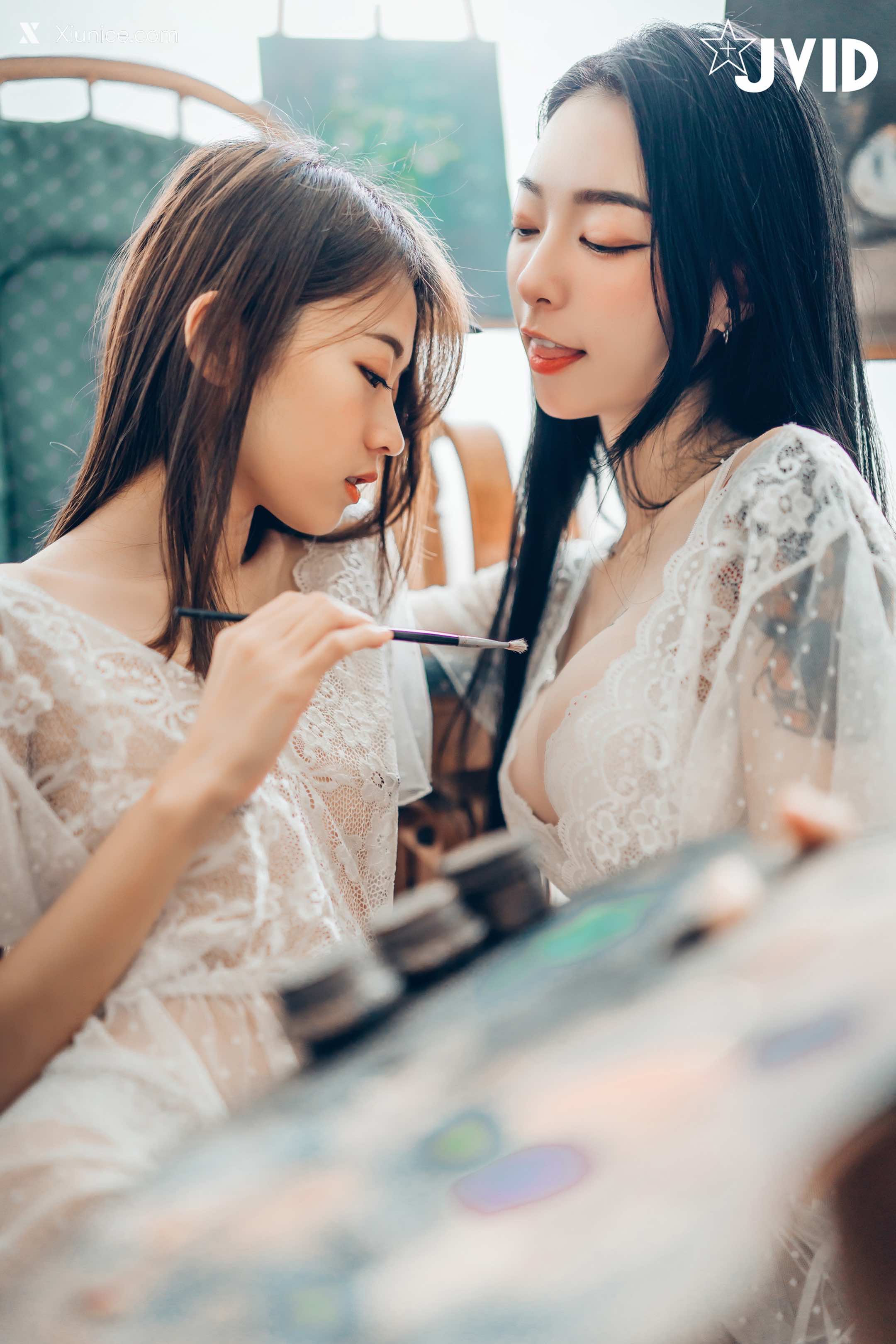 JVID – 妍妍 Angel & 飘飘 – 百合花神の美少女-最色色嘗試-辰辰特別客串！色色最大突破 第13张