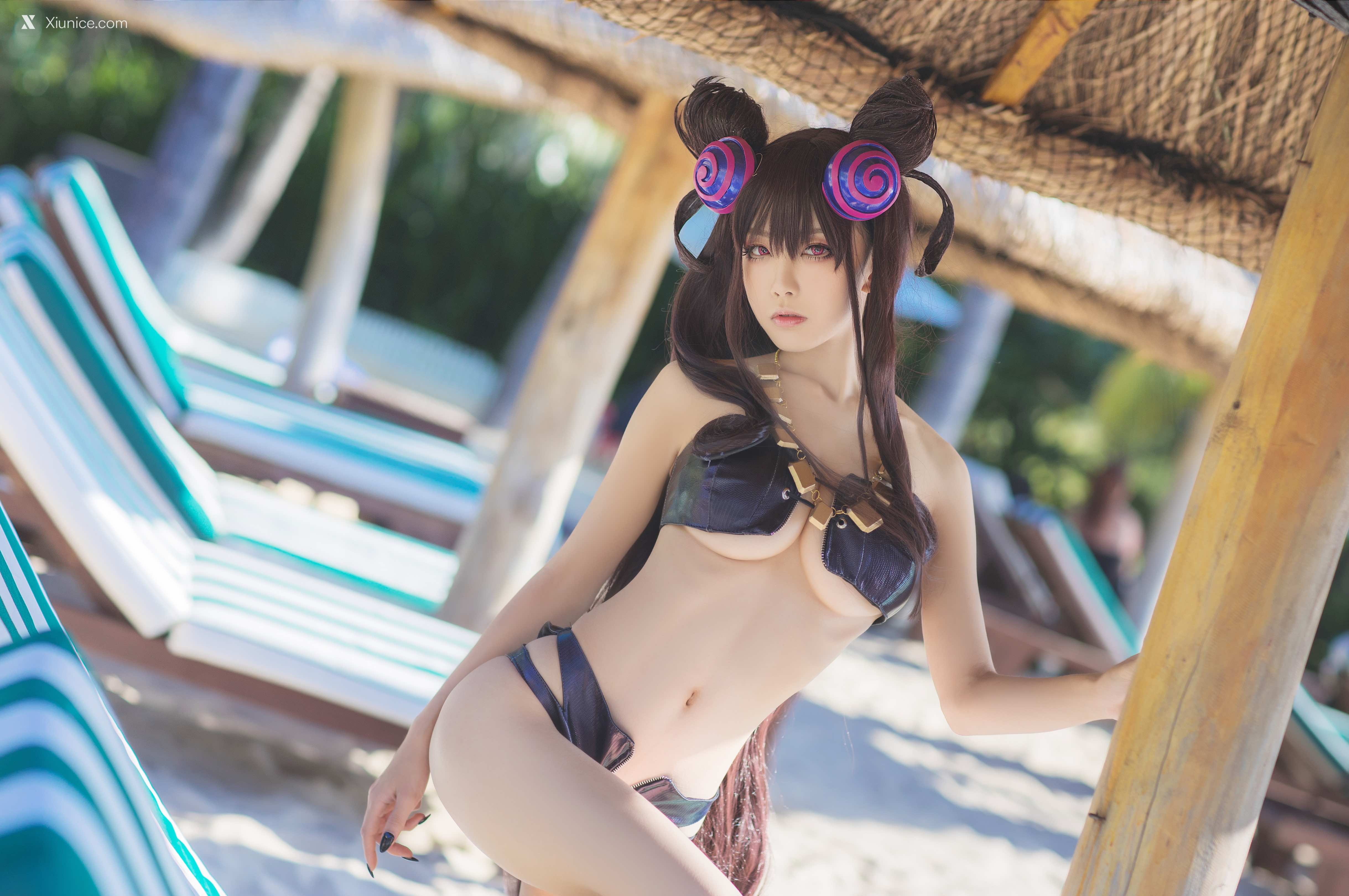Coser@水淼Aqua – Vol.051 紫式部水着Ver 第28张