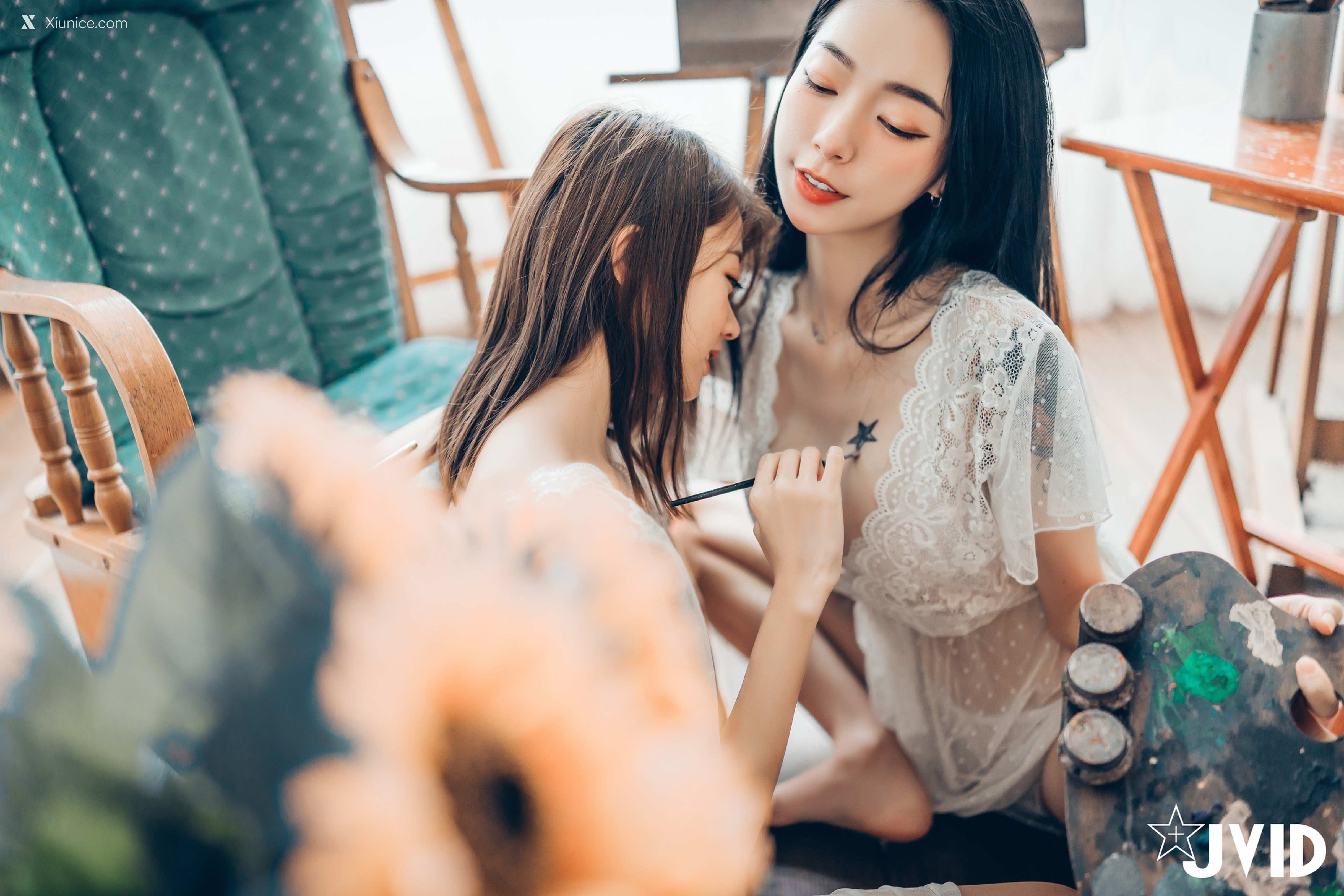 JVID – 妍妍 Angel & 飘飘 – 百合花神の美少女-最色色嘗試-辰辰特別客串！色色最大突破 第22张