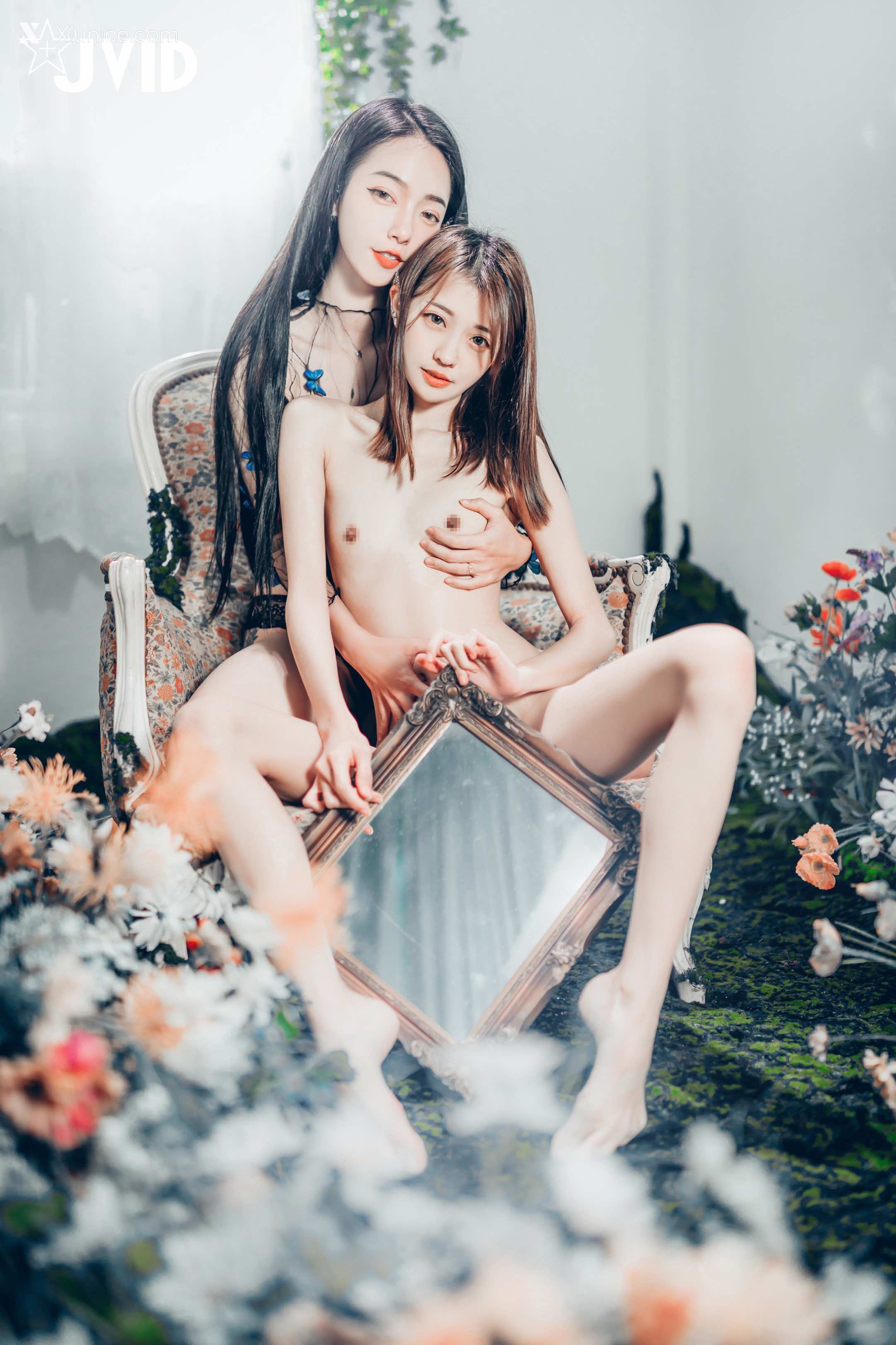 JVID – 妍妍 Angel & 飘飘 – 百合花神の美少女-最色色嘗試-辰辰特別客串！色色最大突破 第98张