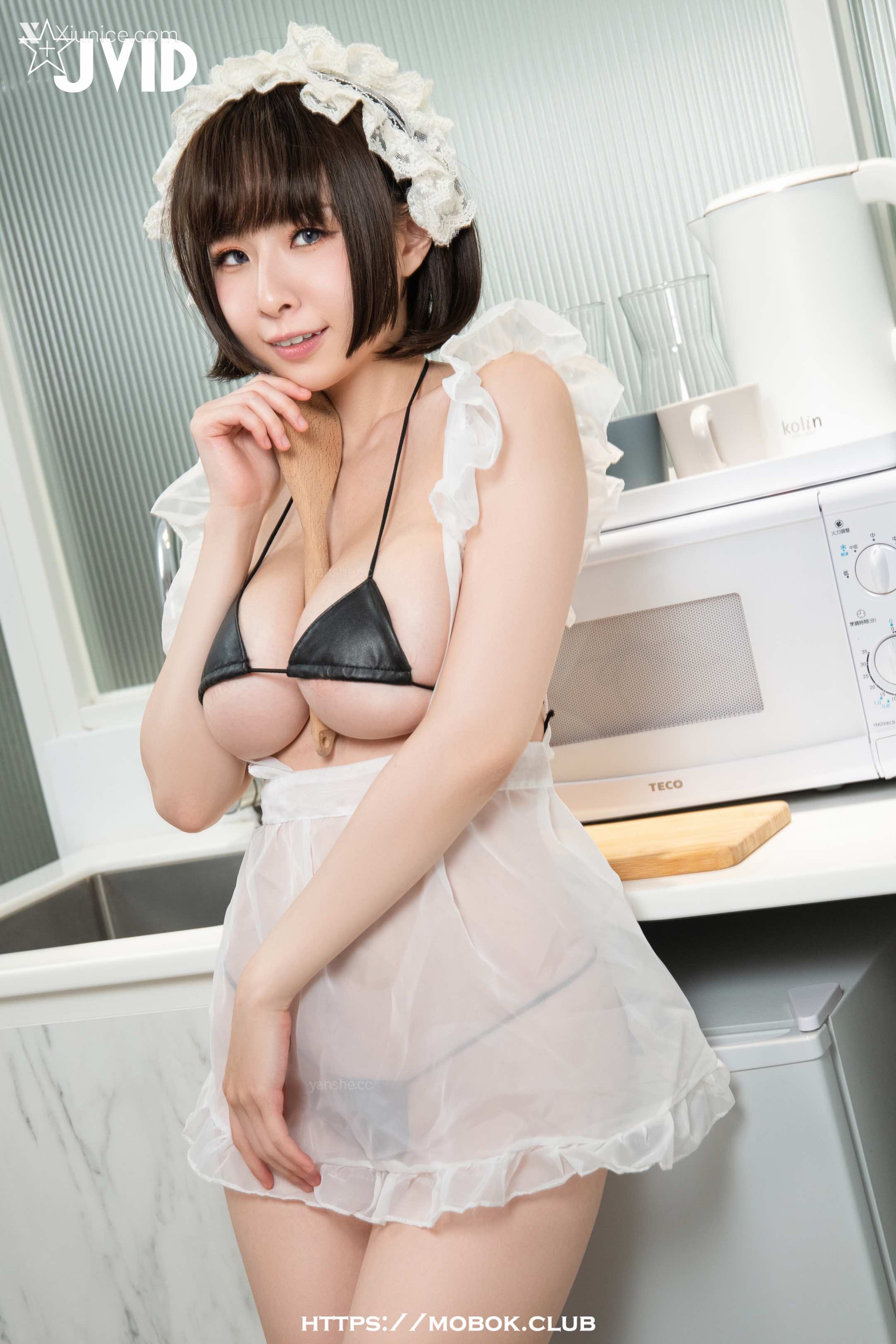 JVID – 黎菲兒 – 《元宇宙》-巨乳女仆，挑逗版 第32张