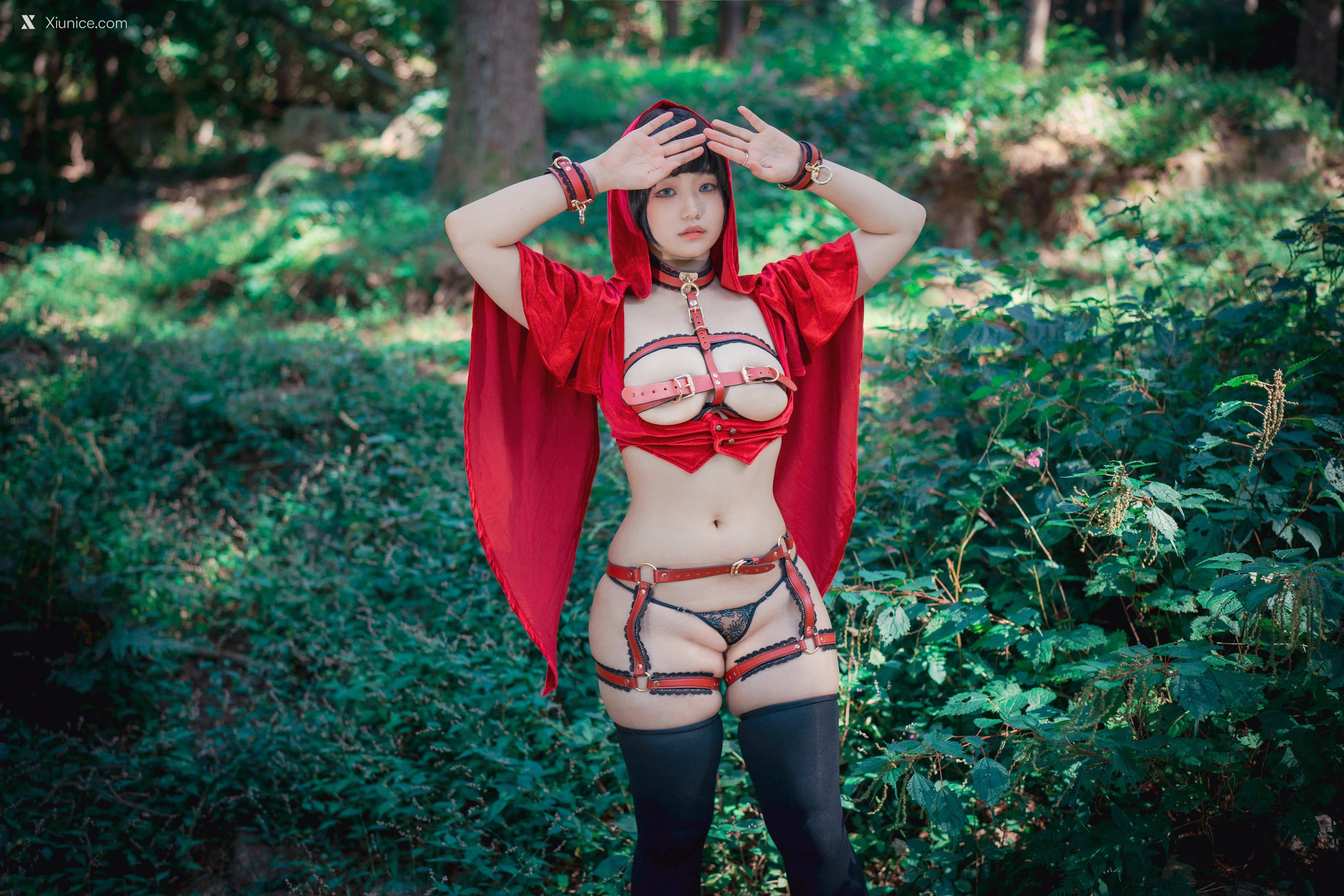 DJAWA Photo – Mimmi (밈미) – Naughty Red Hiring Hood 第10张