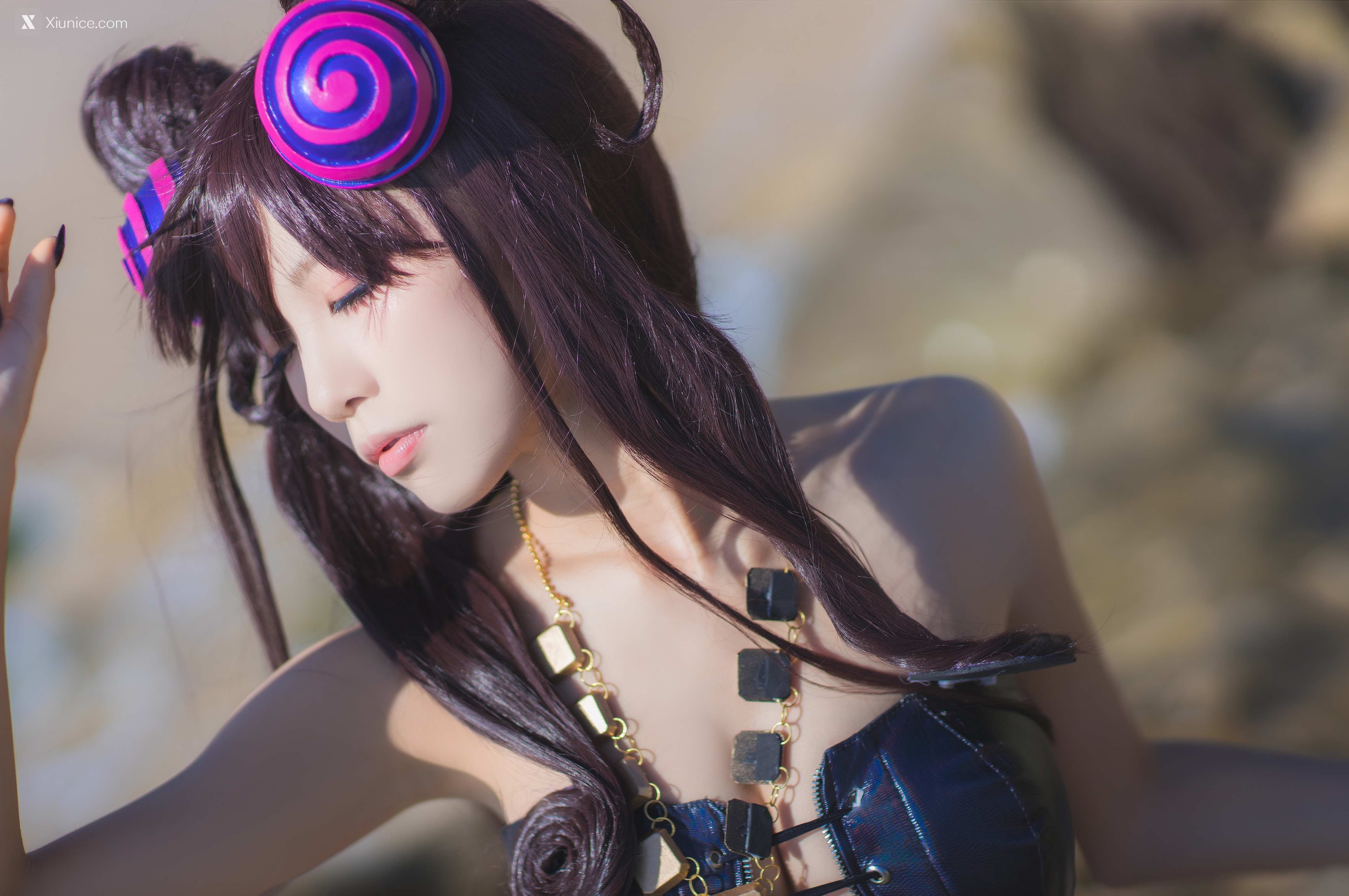 Coser@水淼Aqua – Vol.051 紫式部水着Ver 第17张