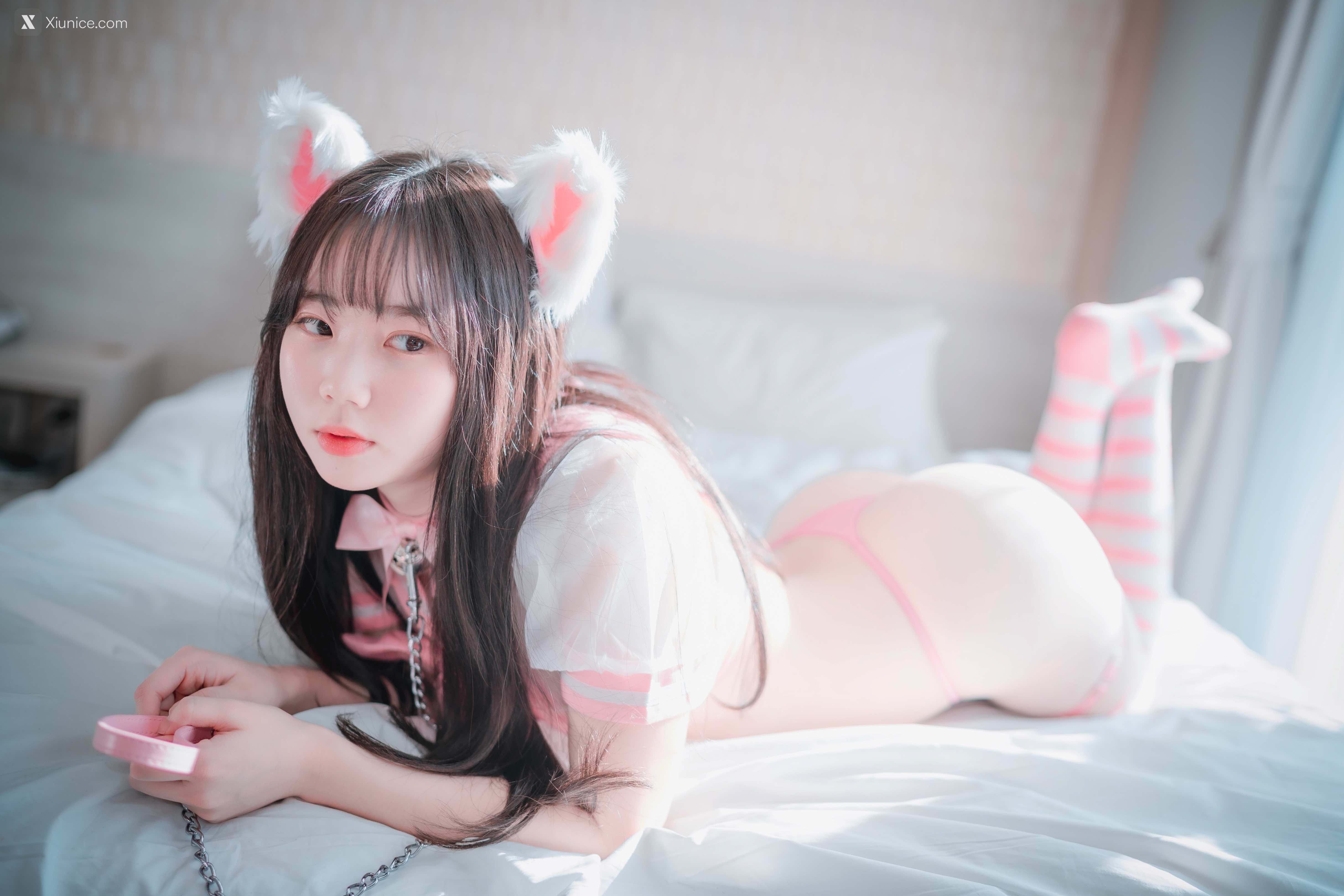 DJAWA Photo – Myu_a_ (뮤아) – Catgirl in Pink 第50张