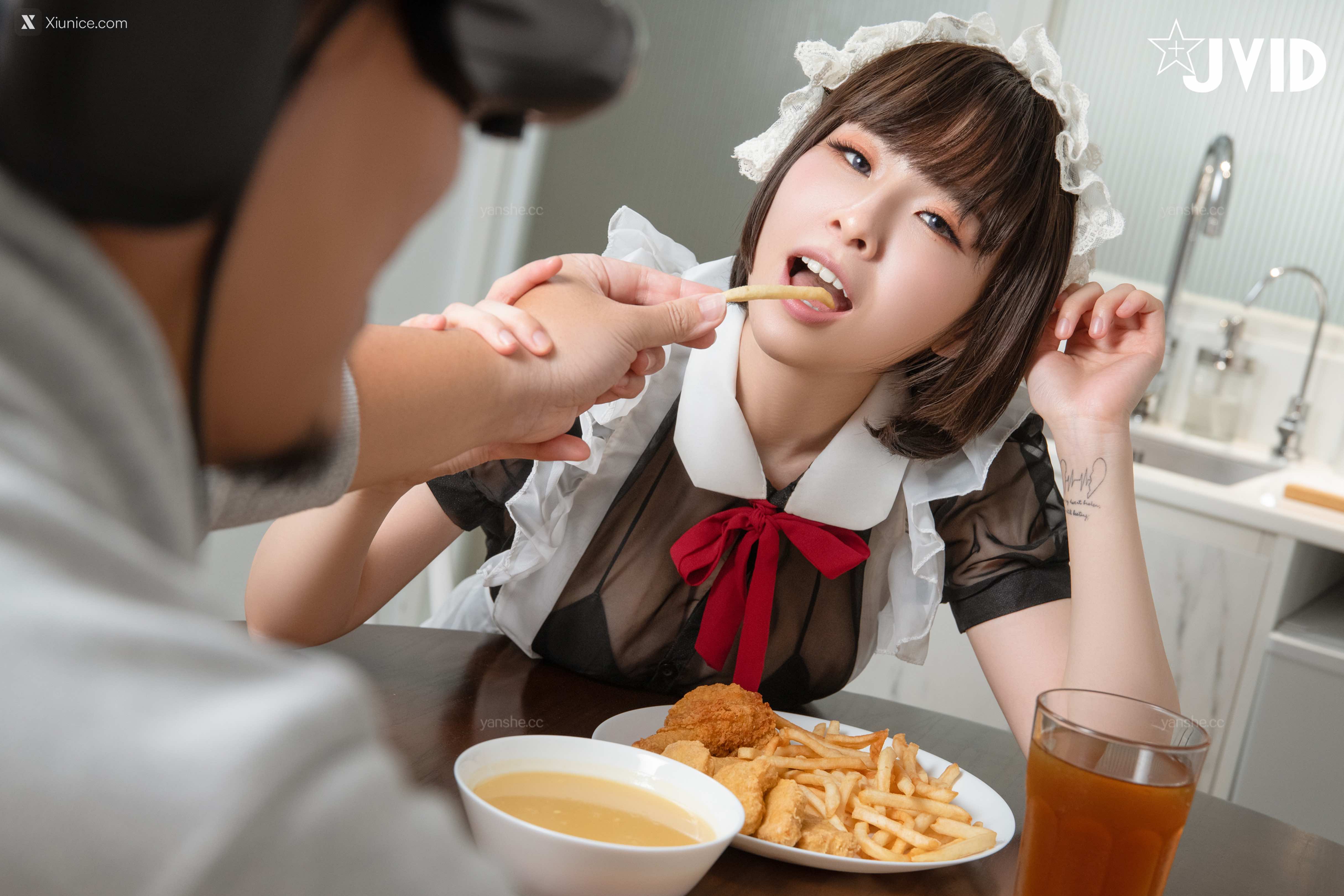 JVID – 黎菲兒 – 《元宇宙》-巨乳女仆，挑逗版 第2张