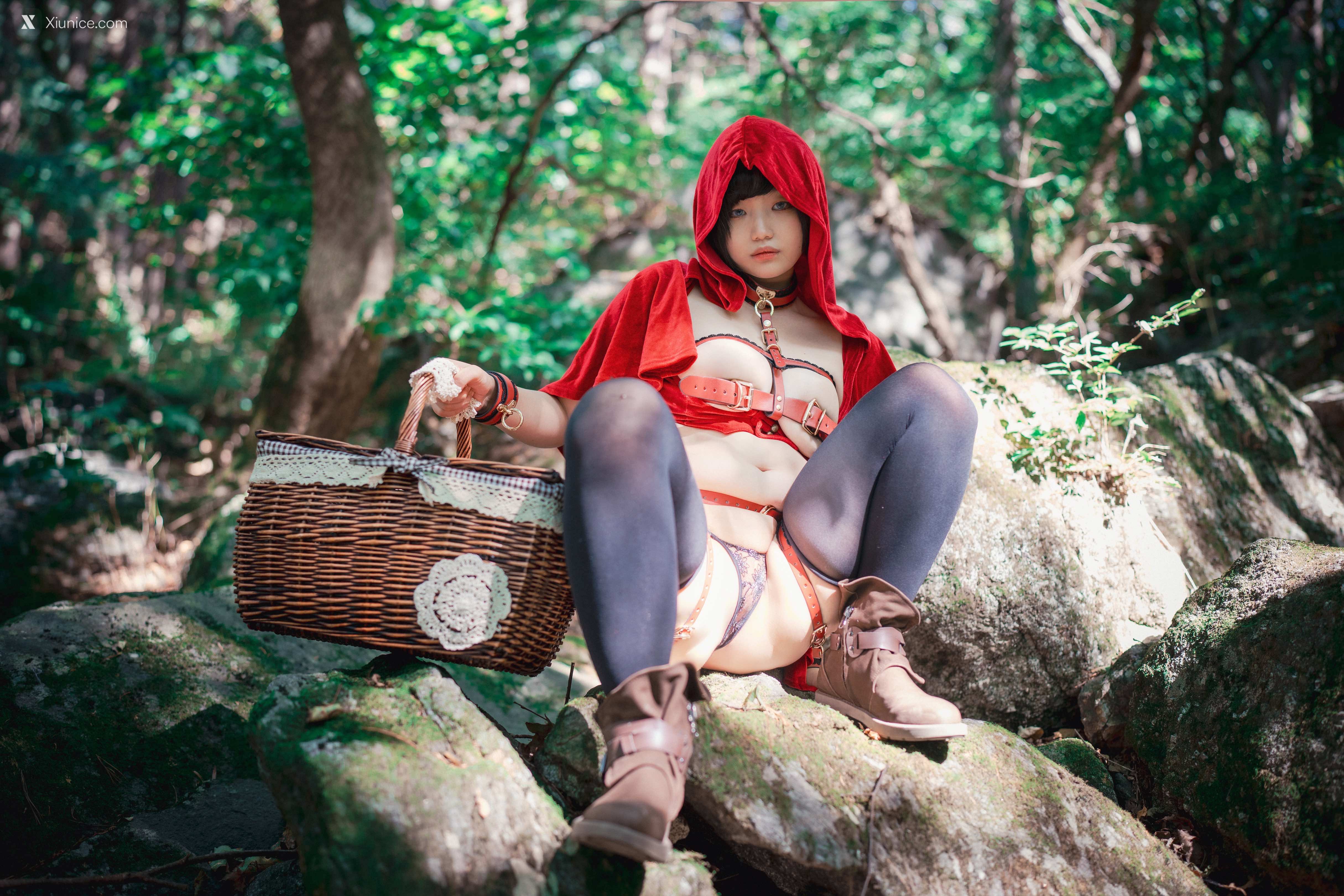 DJAWA Photo – Mimmi (밈미) – Naughty Red Hiring Hood 第43张