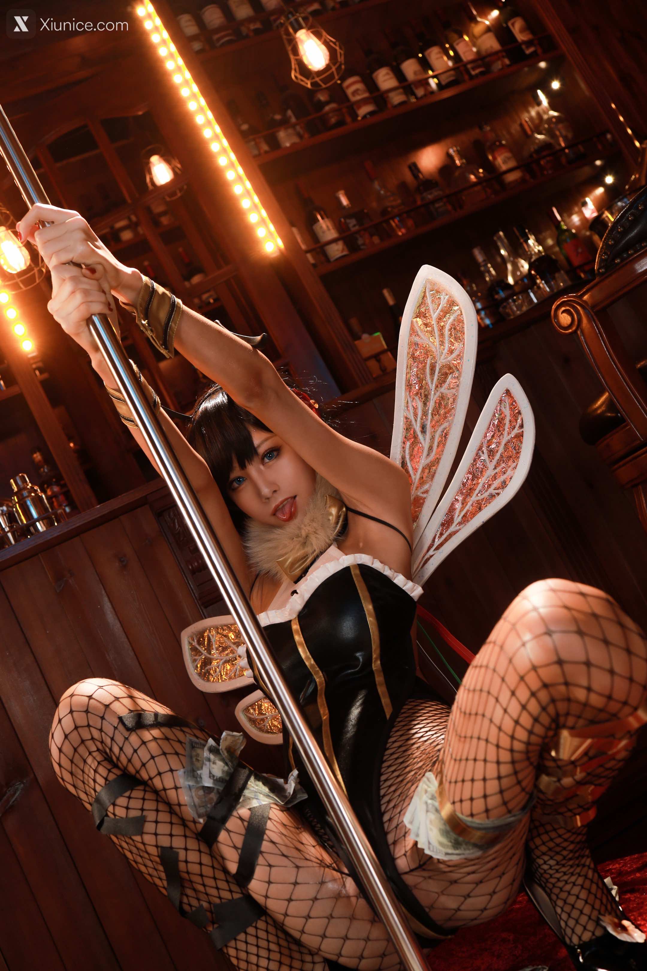 Coser@水淼Aqua – Vol.067 婚纱+黑皮蜜蜂 第67张