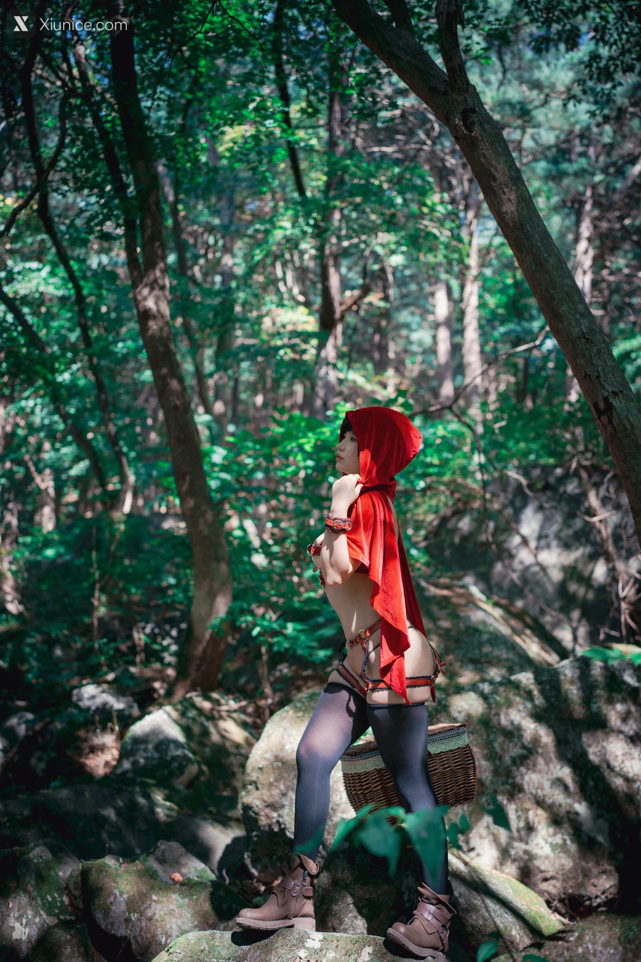 DJAWA Photo – Mimmi (밈미) – Naughty Red Hiring Hood 第38张