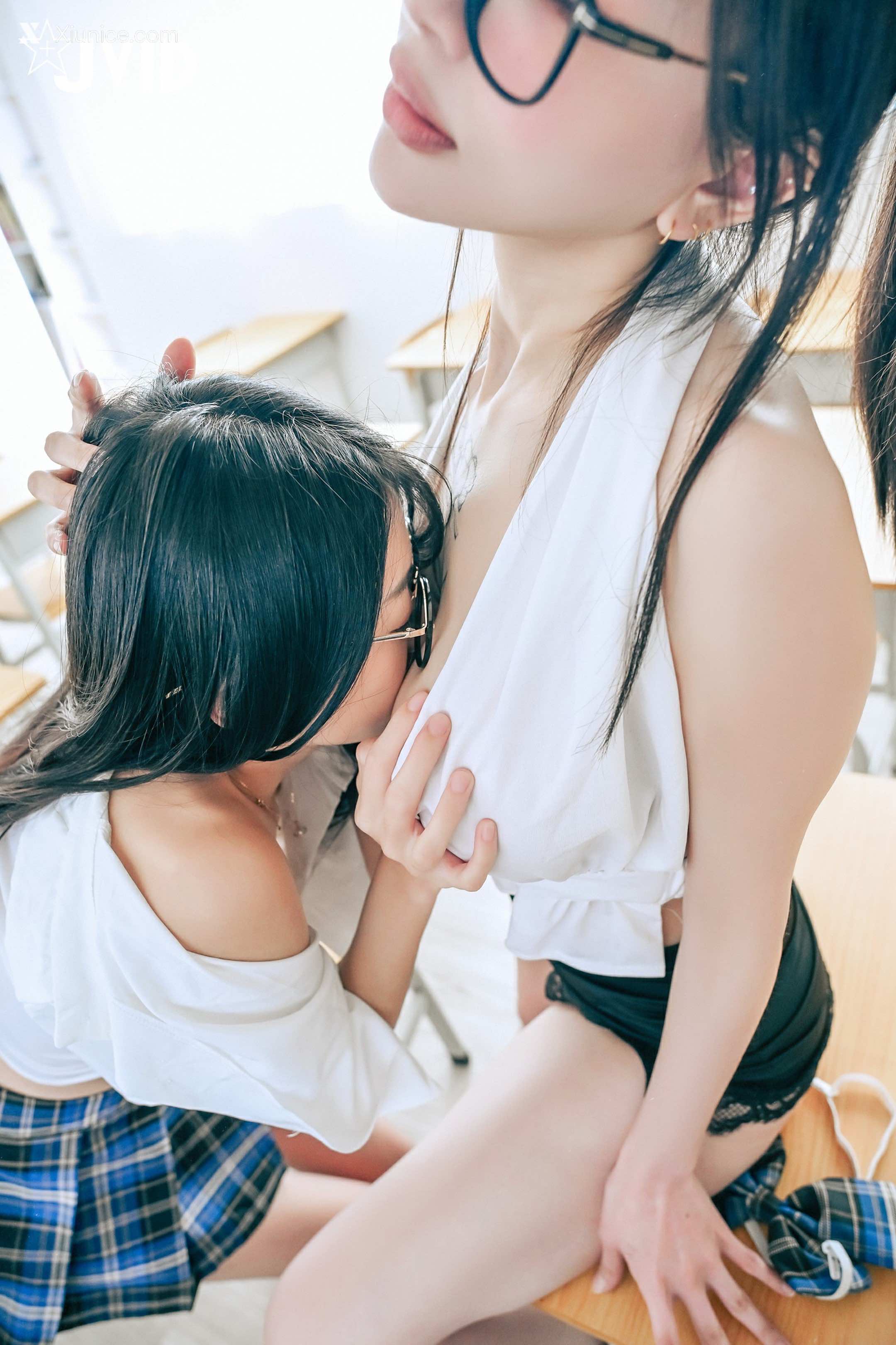 JVID – 妍妍 Angel & 俄罗斯公主 – 精华作品【禁忌的师生恋】教师里的OL和JK肉欲百合 第213张