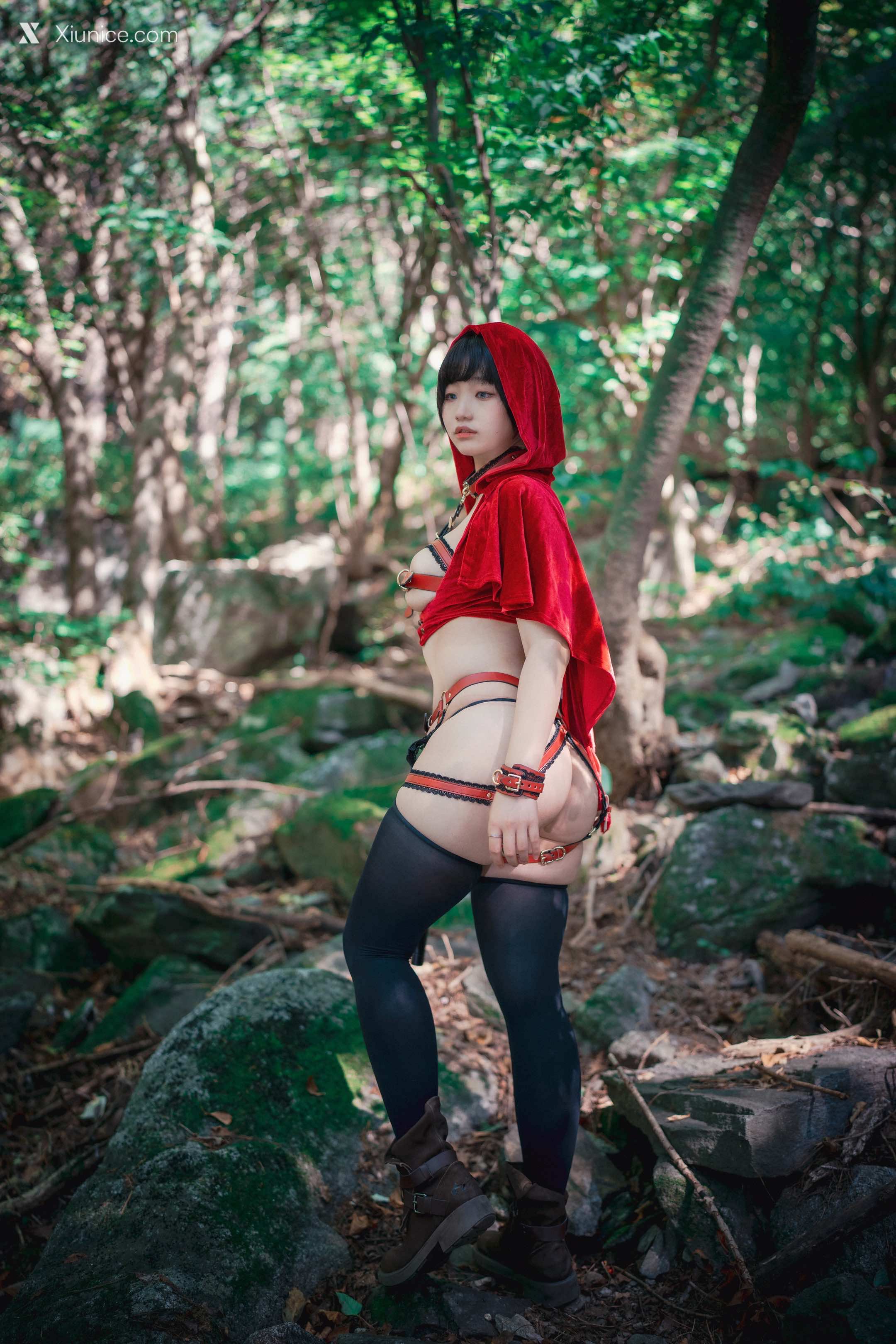 DJAWA Photo – Mimmi (밈미) – Naughty Red Hiring Hood 第26张