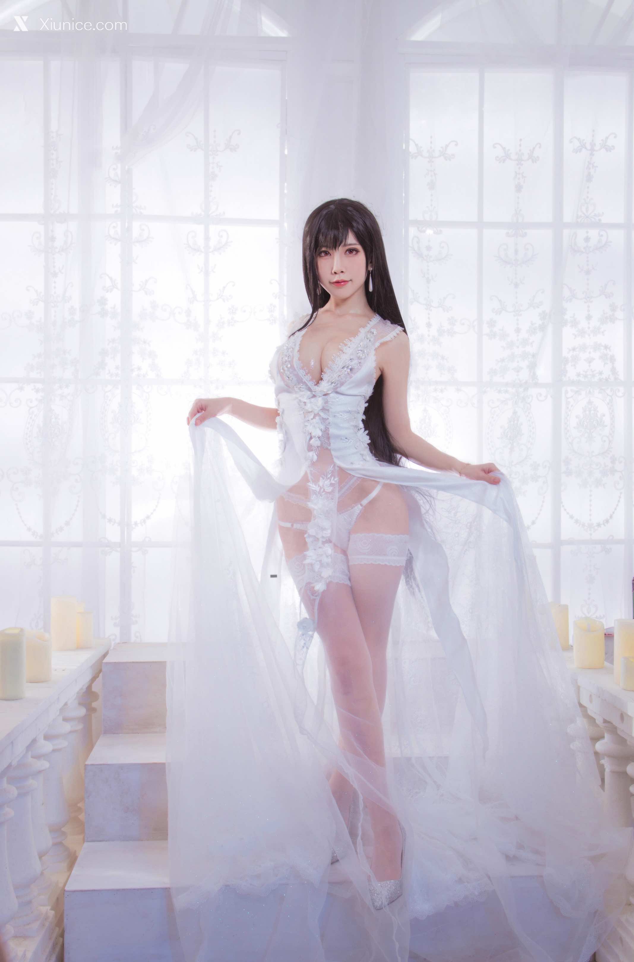 Coser@水淼Aqua – Vol.067 婚纱+黑皮蜜蜂 第2张