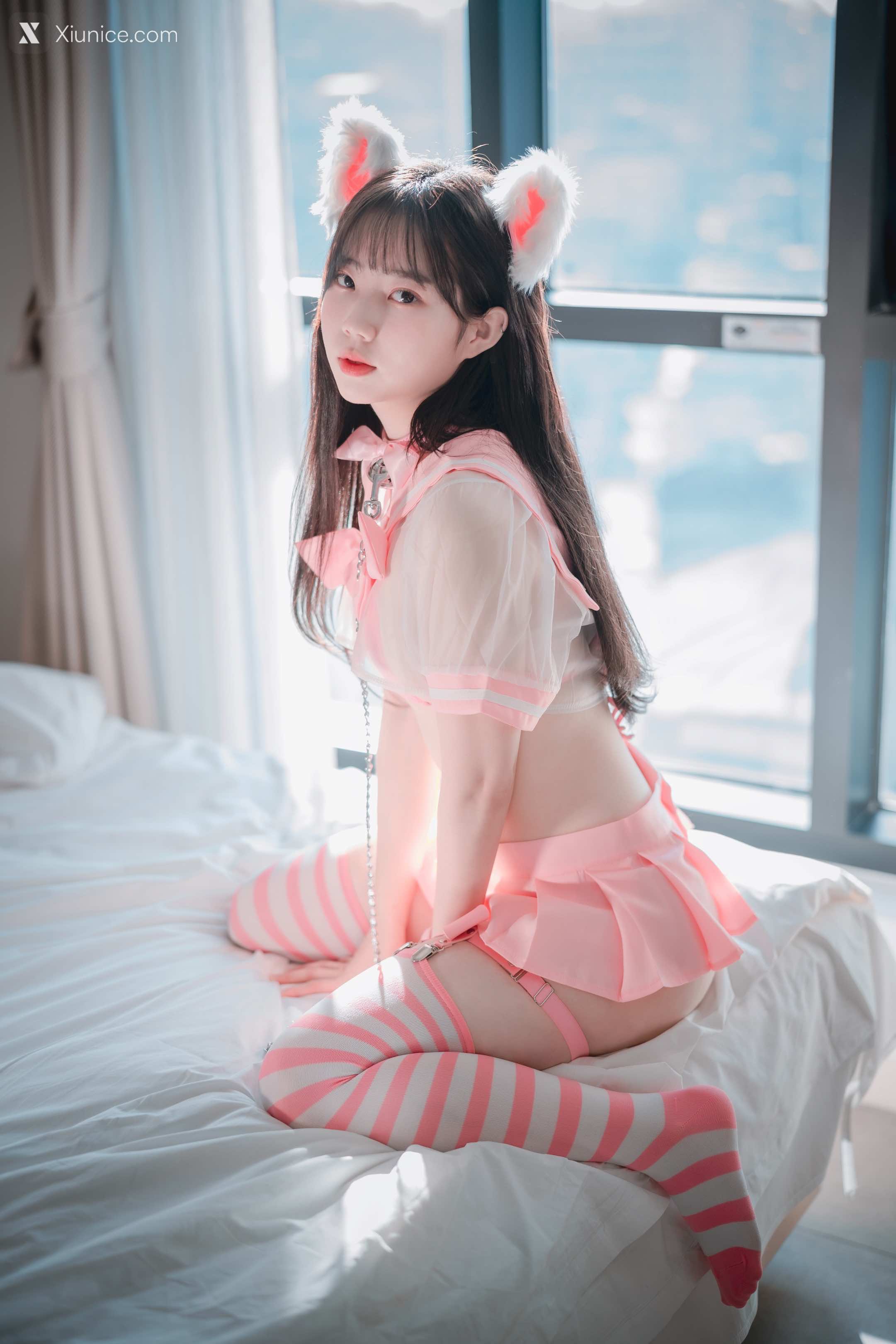 DJAWA Photo – Myu_a_ (뮤아) – Catgirl in Pink 第4张