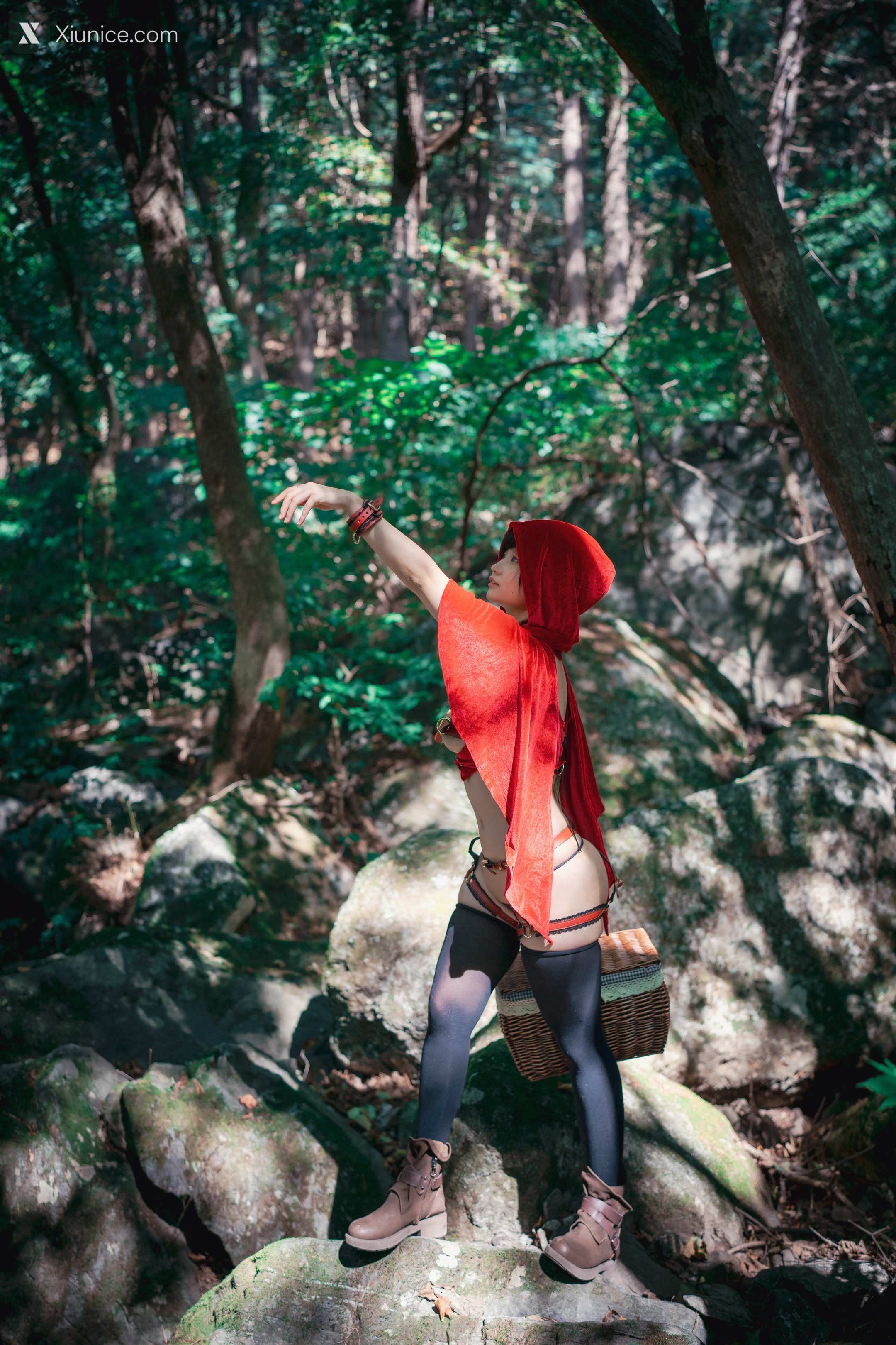 DJAWA Photo – Mimmi (밈미) – Naughty Red Hiring Hood 第39张