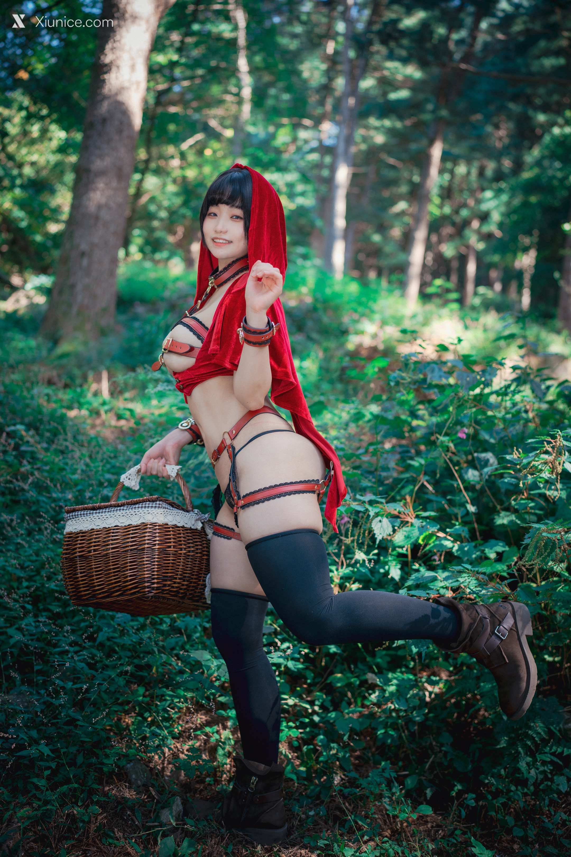 DJAWA Photo – Mimmi (밈미) – Naughty Red Hiring Hood 第9张