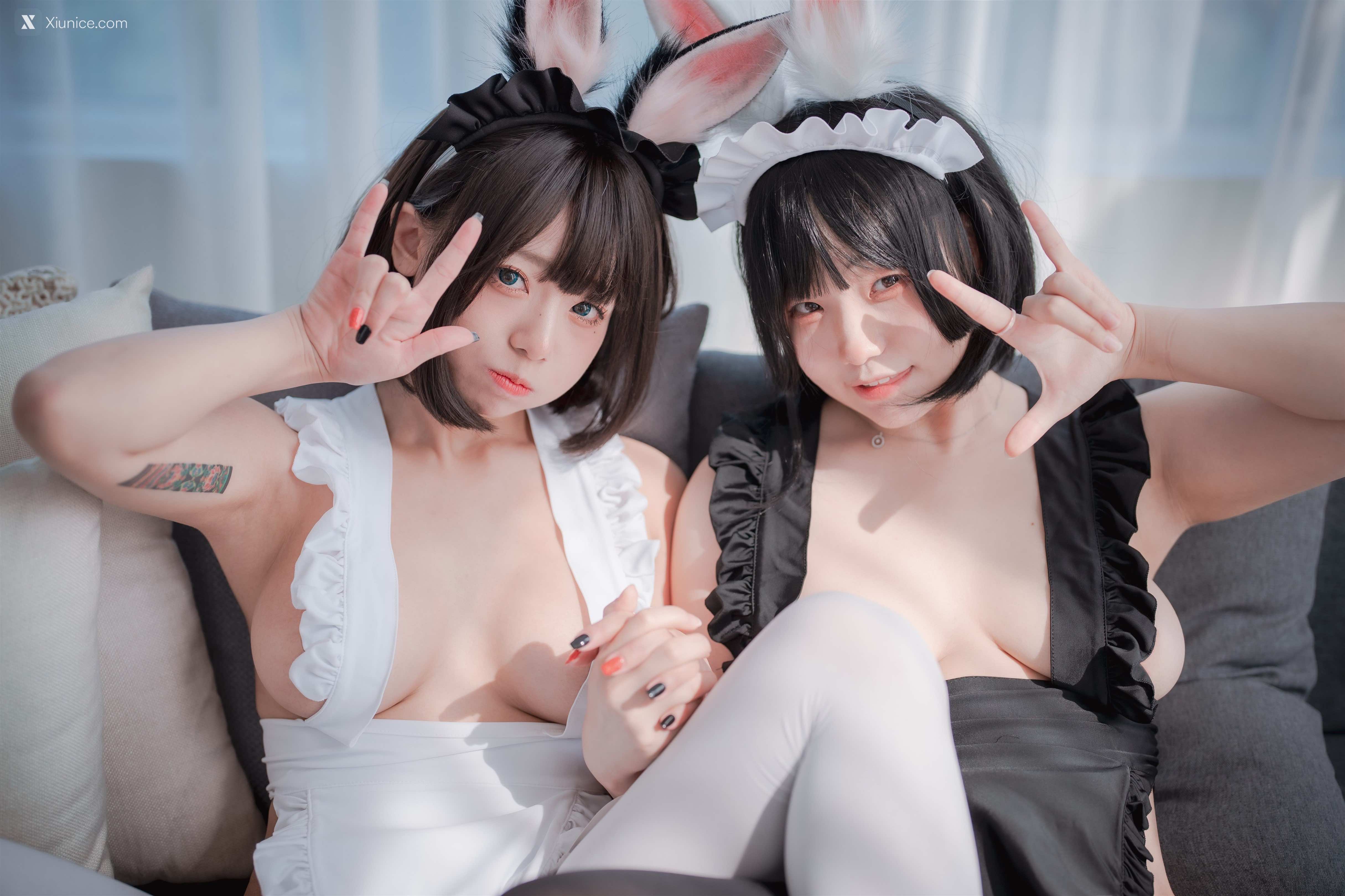 DJAWA Photo – Maruemon (마루에몽) & Mimmi (밈미) – Maid Mansion W² 第96张