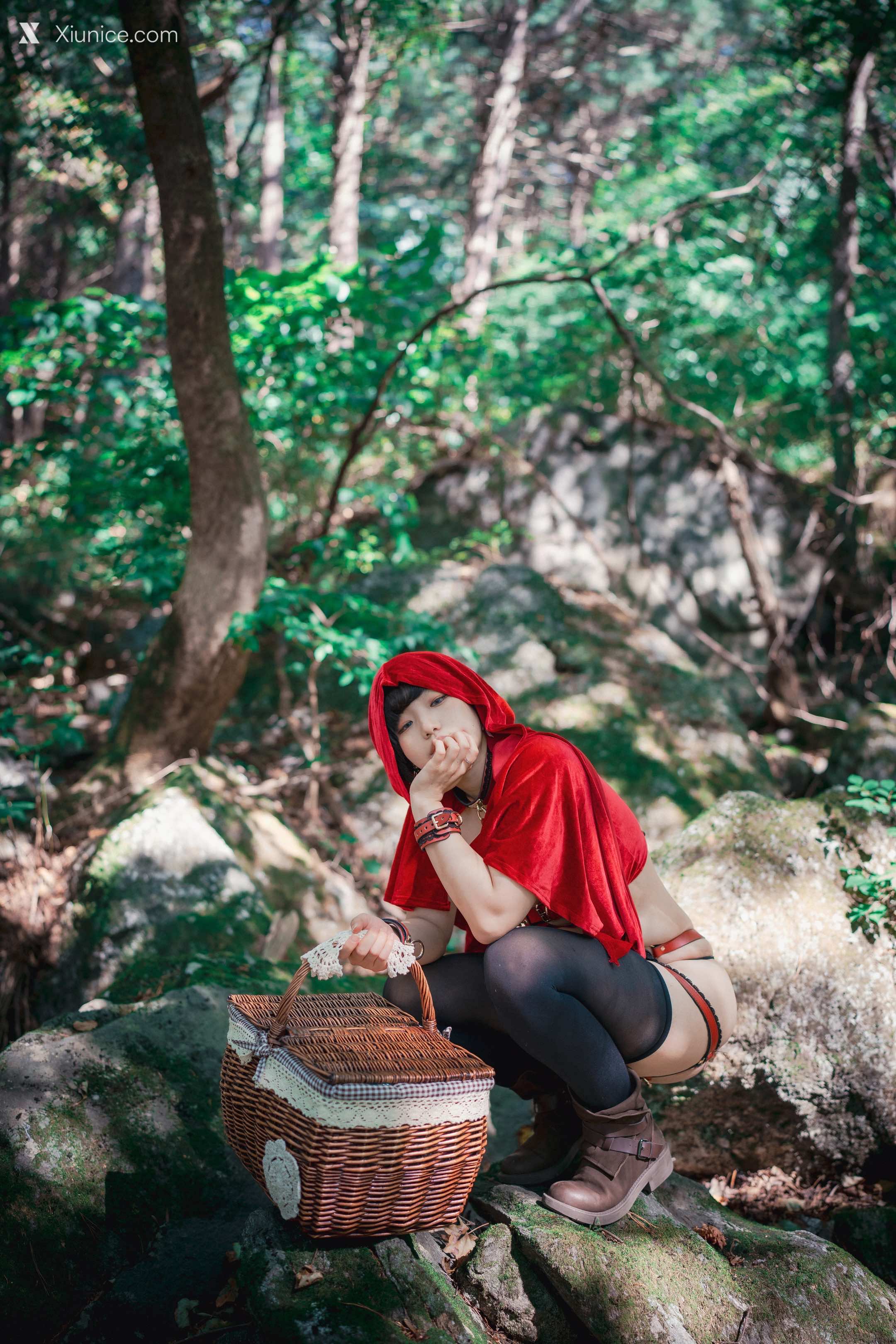 DJAWA Photo – Mimmi (밈미) – Naughty Red Hiring Hood 第40张