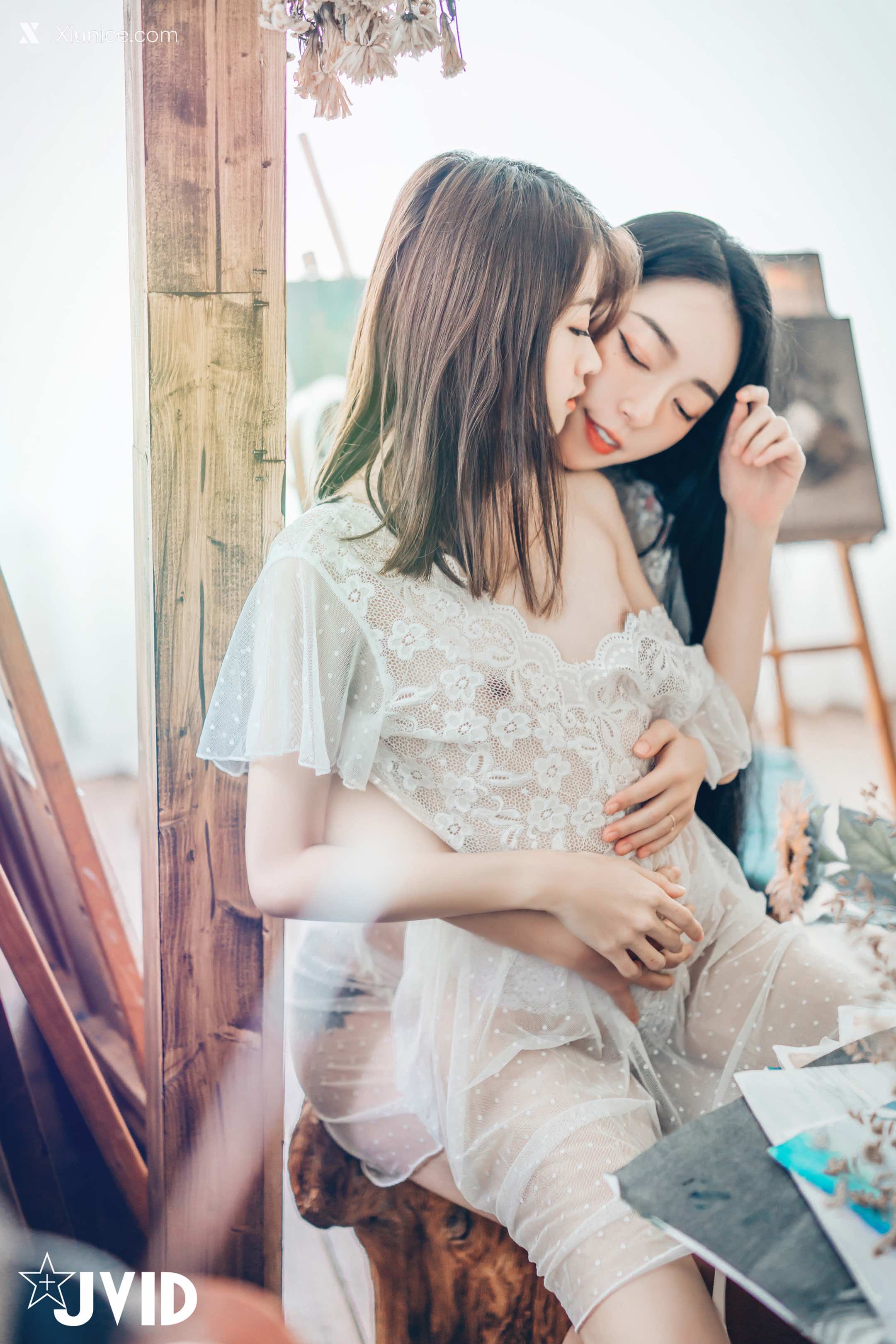 JVID – 妍妍 Angel & 飘飘 – 百合花神の美少女-最色色嘗試-辰辰特別客串！色色最大突破 第29张