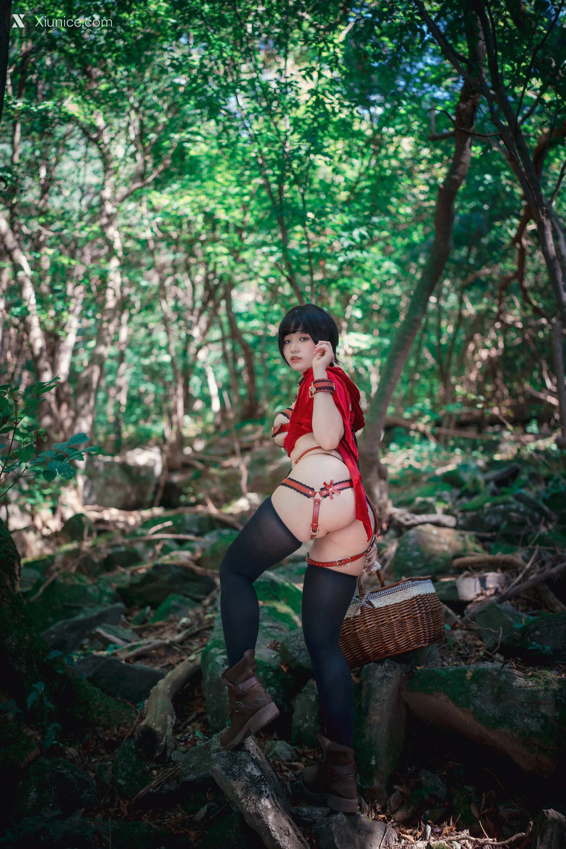 DJAWA Photo – Mimmi (밈미) – Naughty Red Hiring Hood 第21张