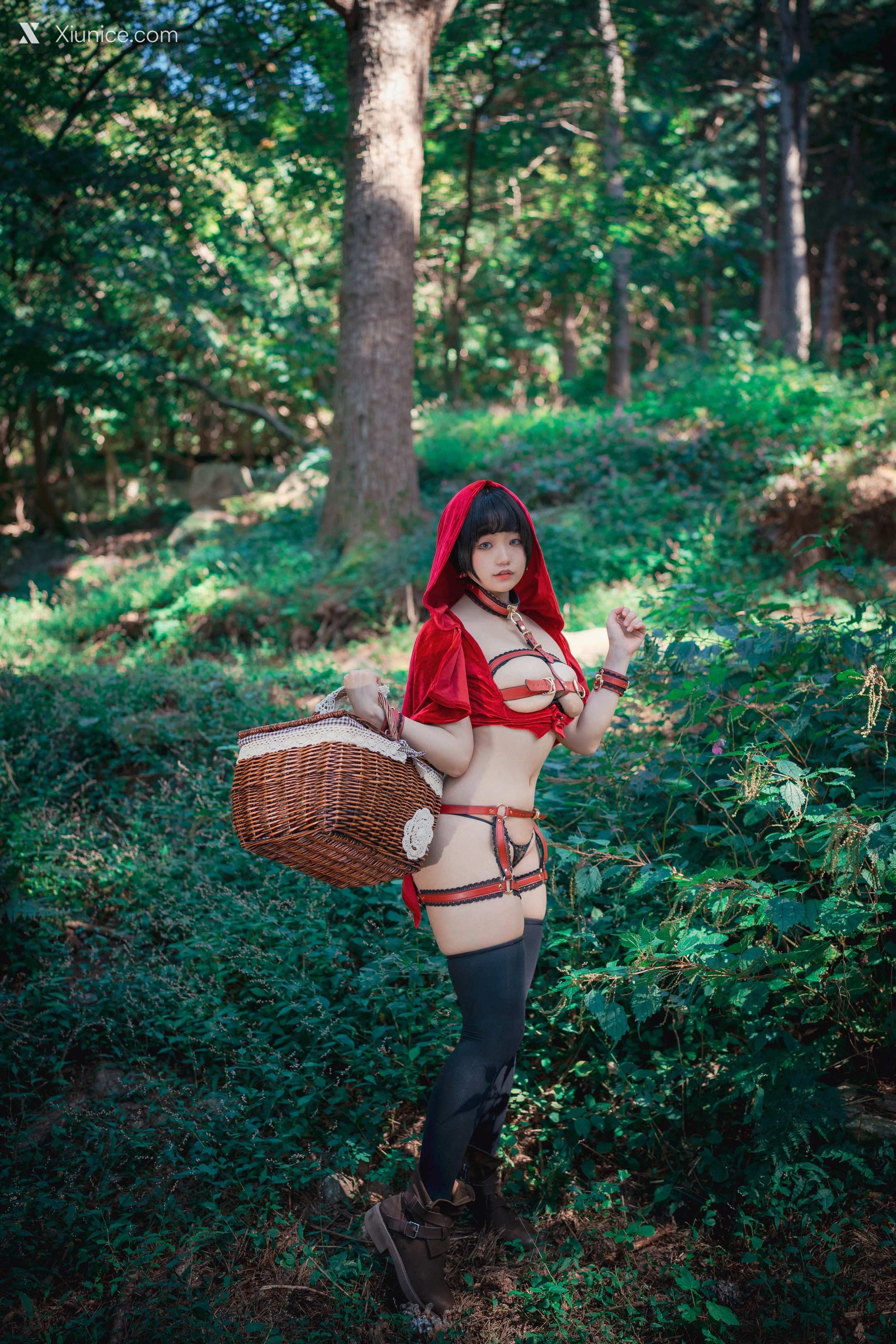 DJAWA Photo – Mimmi (밈미) – Naughty Red Hiring Hood 第1张