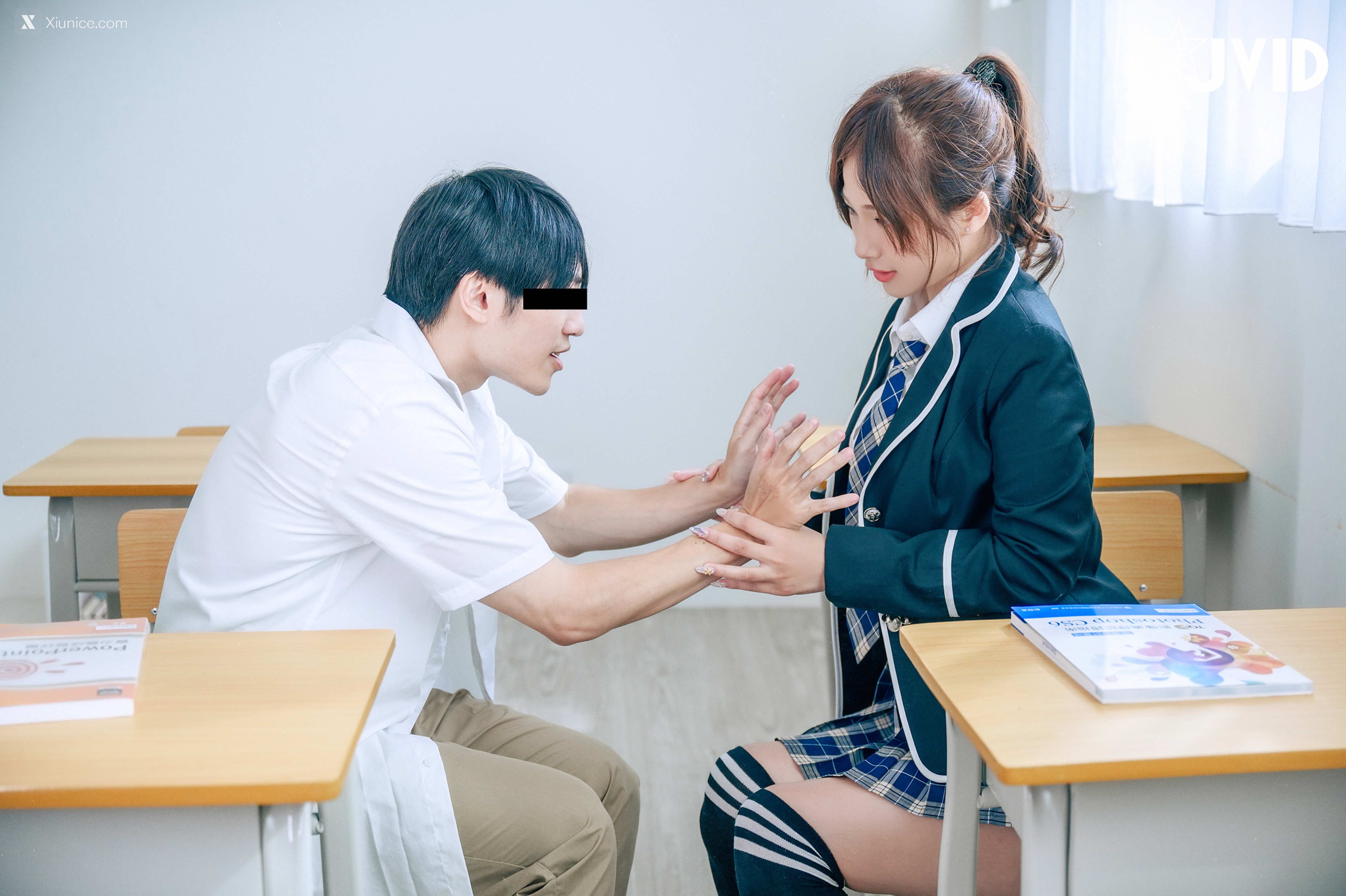 JVID – 婕咪 Juice – 下课后在教室色色被老师发现 第95张