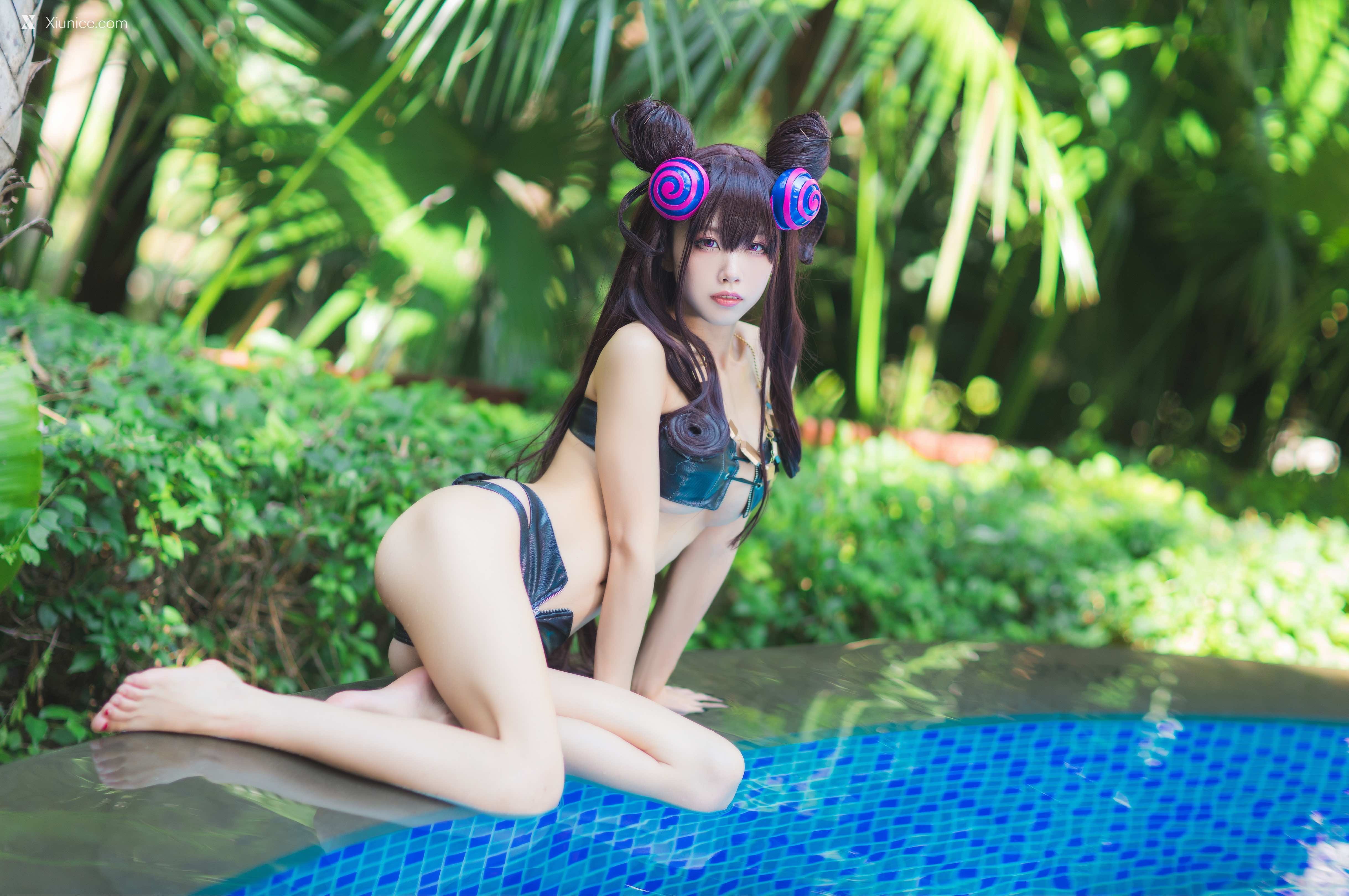 Coser@水淼Aqua – Vol.051 紫式部水着Ver 第14张