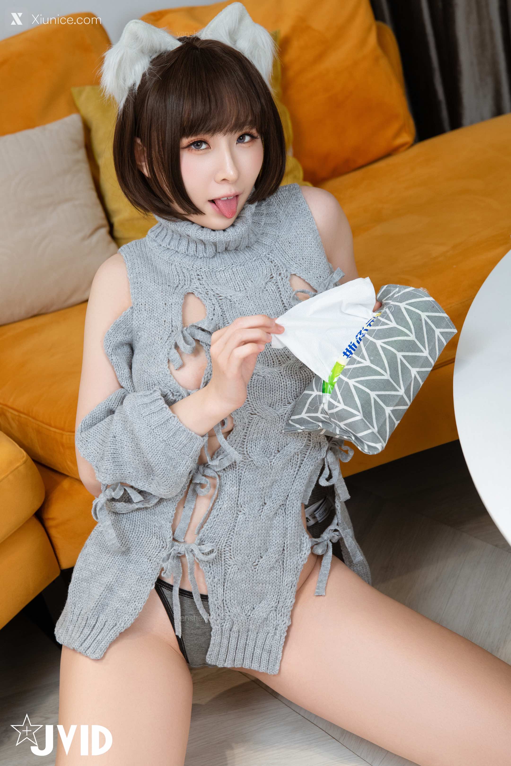 JVID – 黎菲兒 – 《元宇宙》-巨乳女仆，挑逗版 第10张