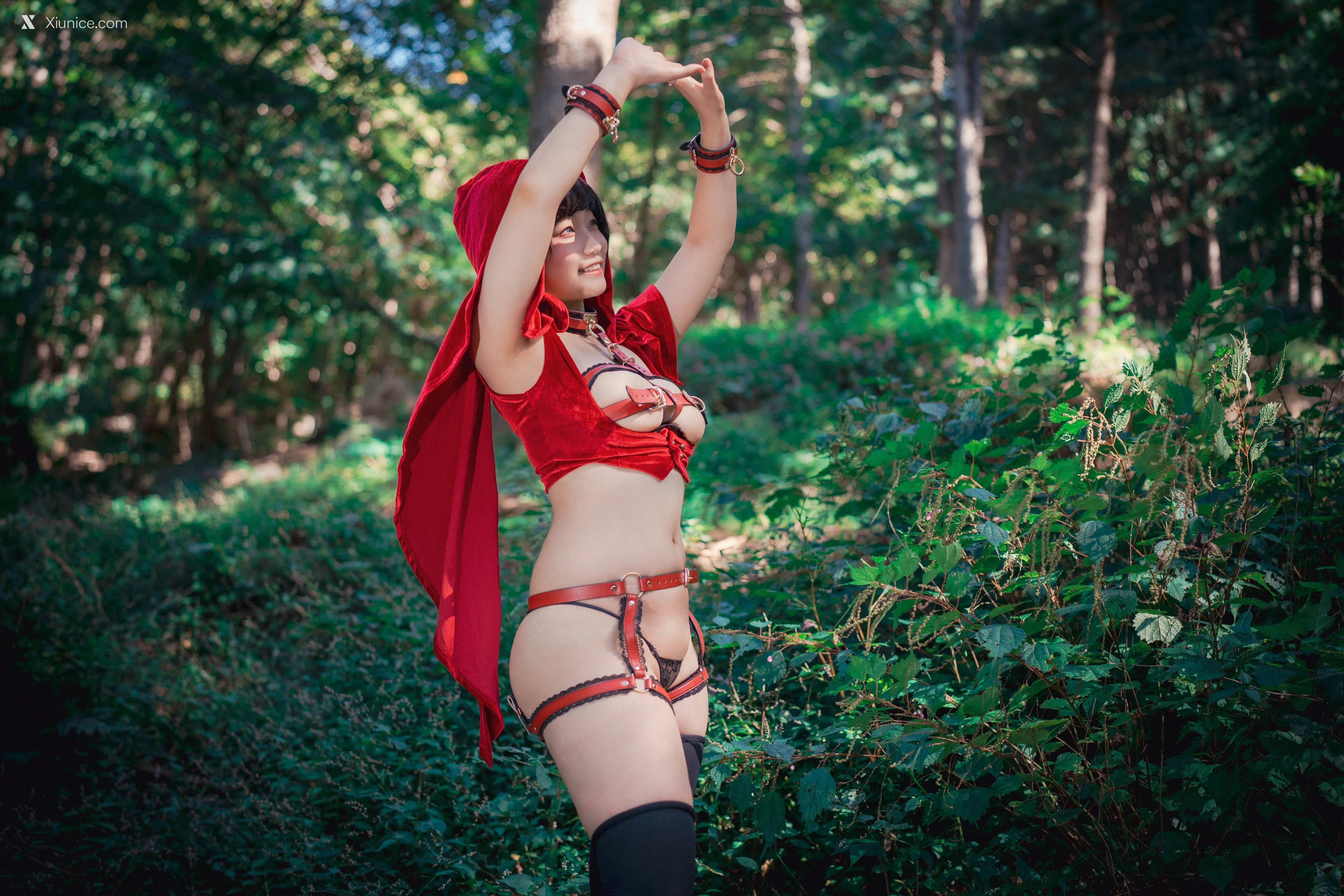 DJAWA Photo – Mimmi (밈미) – Naughty Red Hiring Hood 第17张