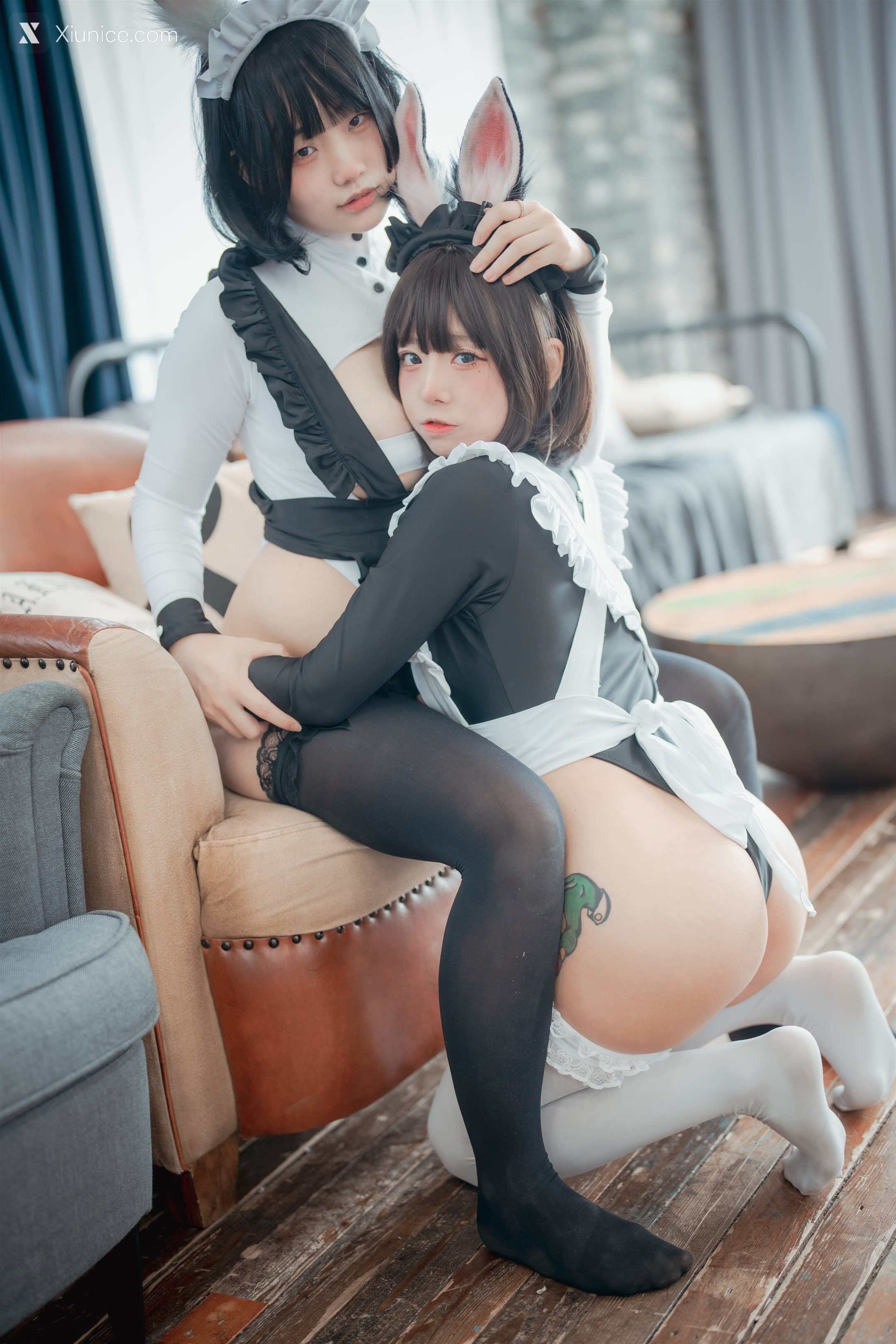 DJAWA Photo – Maruemon (마루에몽) & Mimmi (밈미) – Maid Mansion W² 第43张