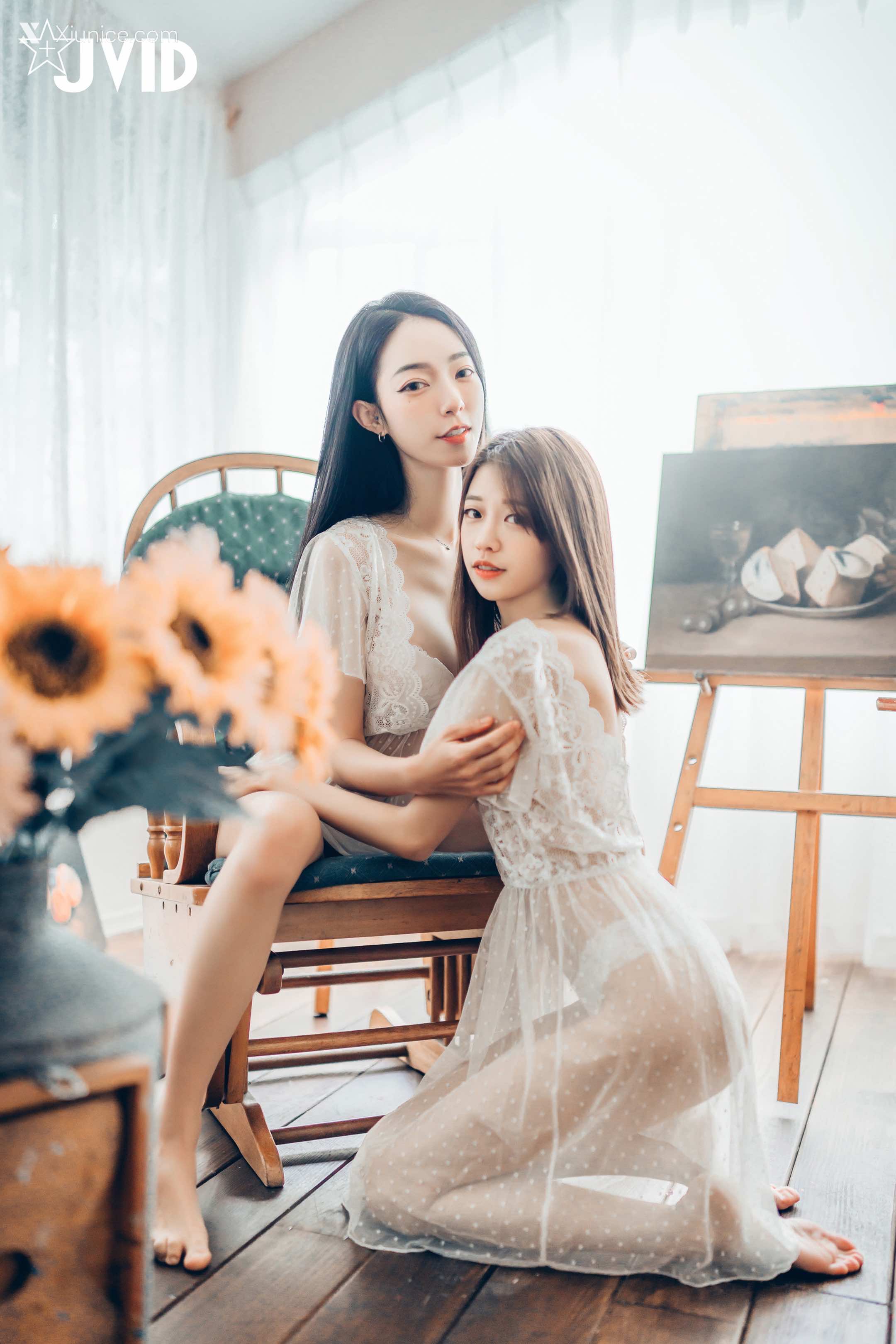 JVID – 妍妍 Angel & 飘飘 – 百合花神の美少女-最色色嘗試-辰辰特別客串！色色最大突破 第6张
