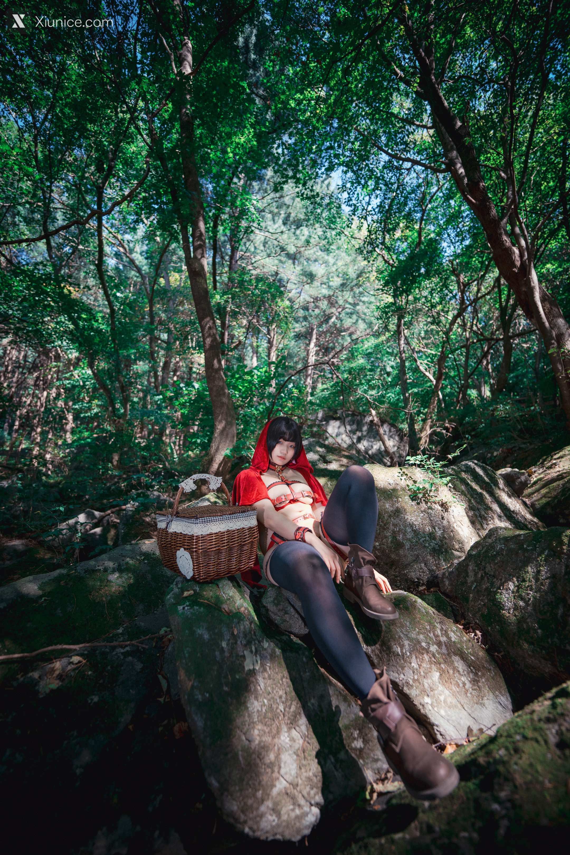 DJAWA Photo – Mimmi (밈미) – Naughty Red Hiring Hood 第49张