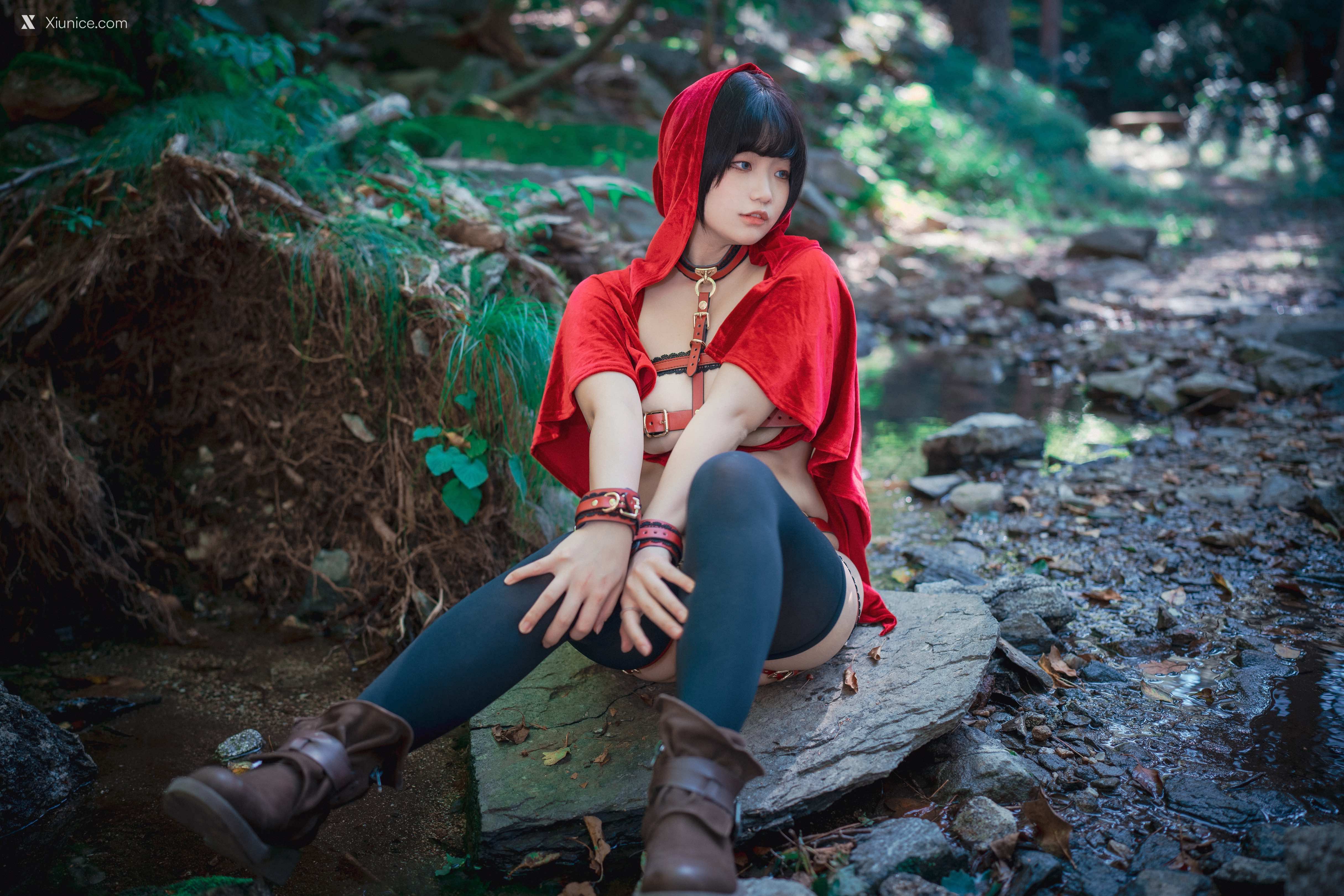 DJAWA Photo – Mimmi (밈미) – Naughty Red Hiring Hood 第56张