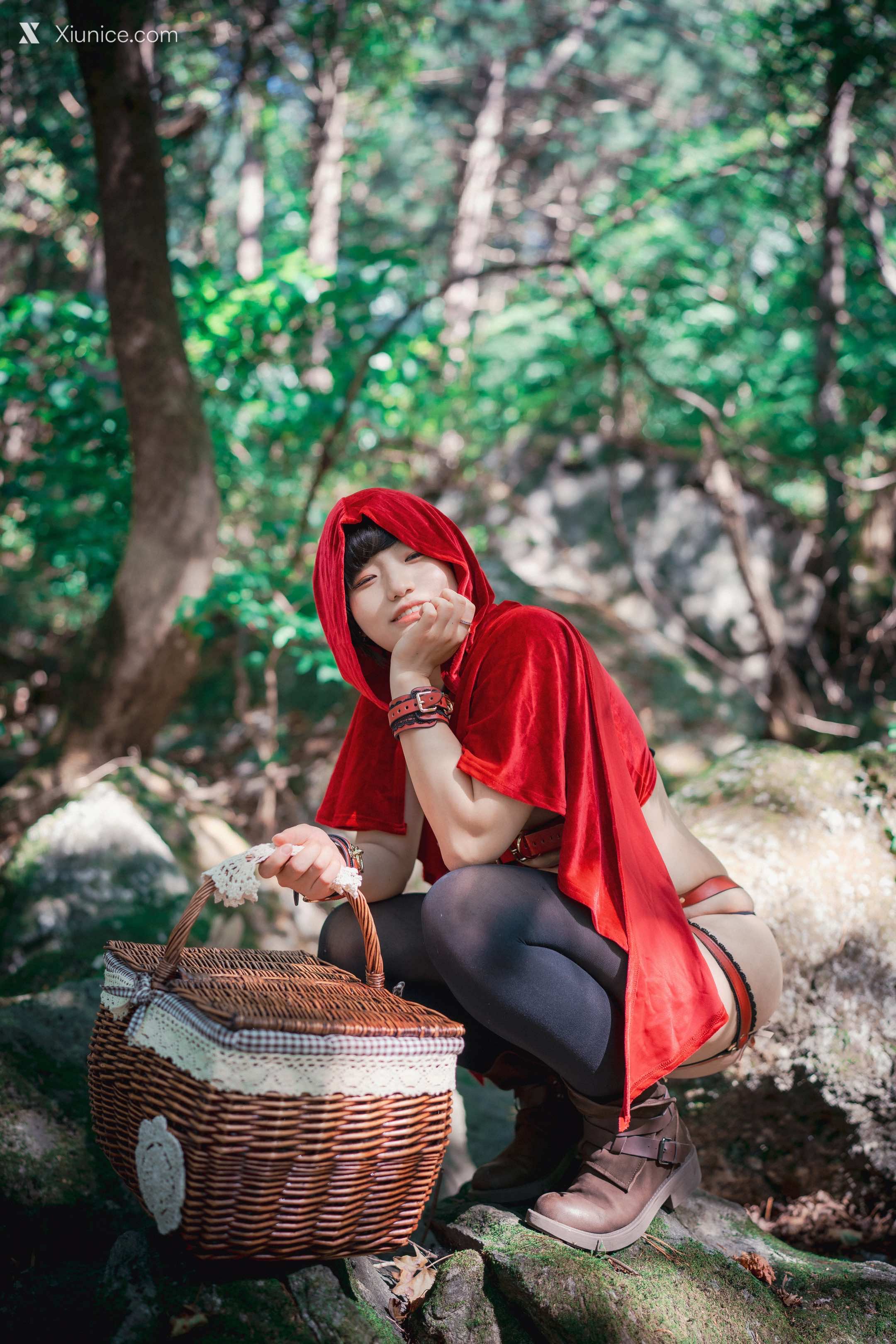 DJAWA Photo – Mimmi (밈미) – Naughty Red Hiring Hood 第41张